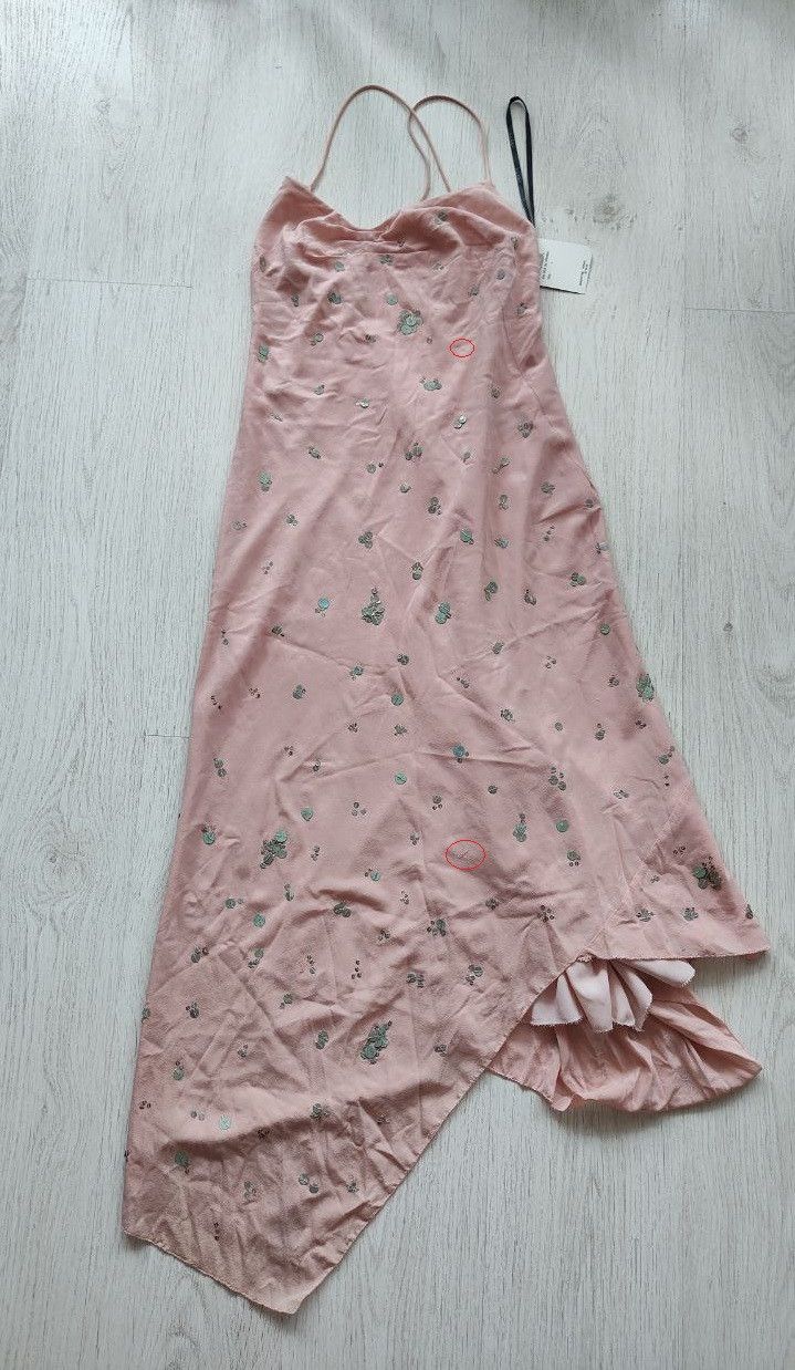 Designer Nicole Miller Sequin Asymmetric Midi Dress Sz 4 Size S / US 4 / IT 40 - 2 Thumbnail