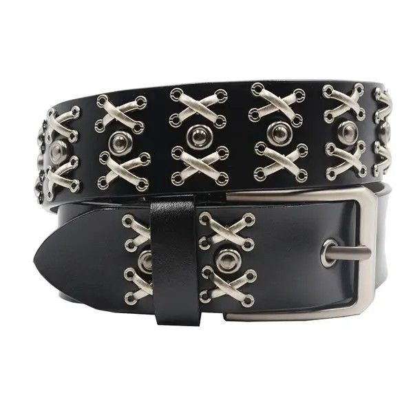 Other Metal Rivet Belt Size ONE SIZE - 2 Thumbnail