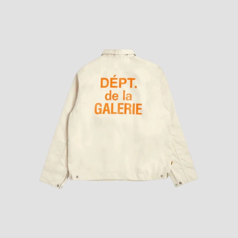 Gallery Dept. o1mle0725 Montecito - French Logo Jacket in Cream Size US XL / EU 56 / 4 - 6 Thumbnail