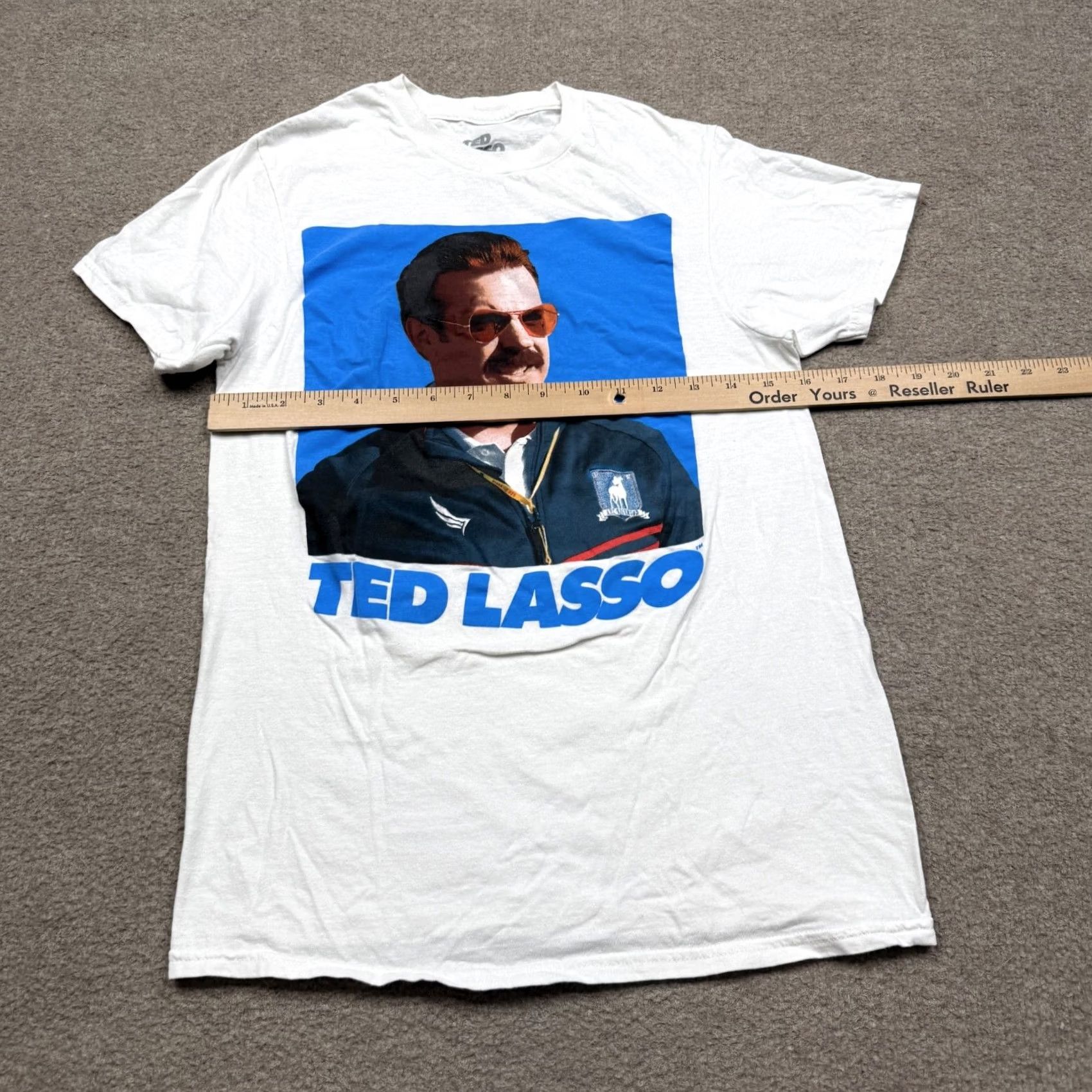 Vintage Ted Lasso Shirt Adults Size Small S White Short Sleeve Crew Neck Casual Mens Size US S / EU 44-46 / 1 - 6 Thumbnail