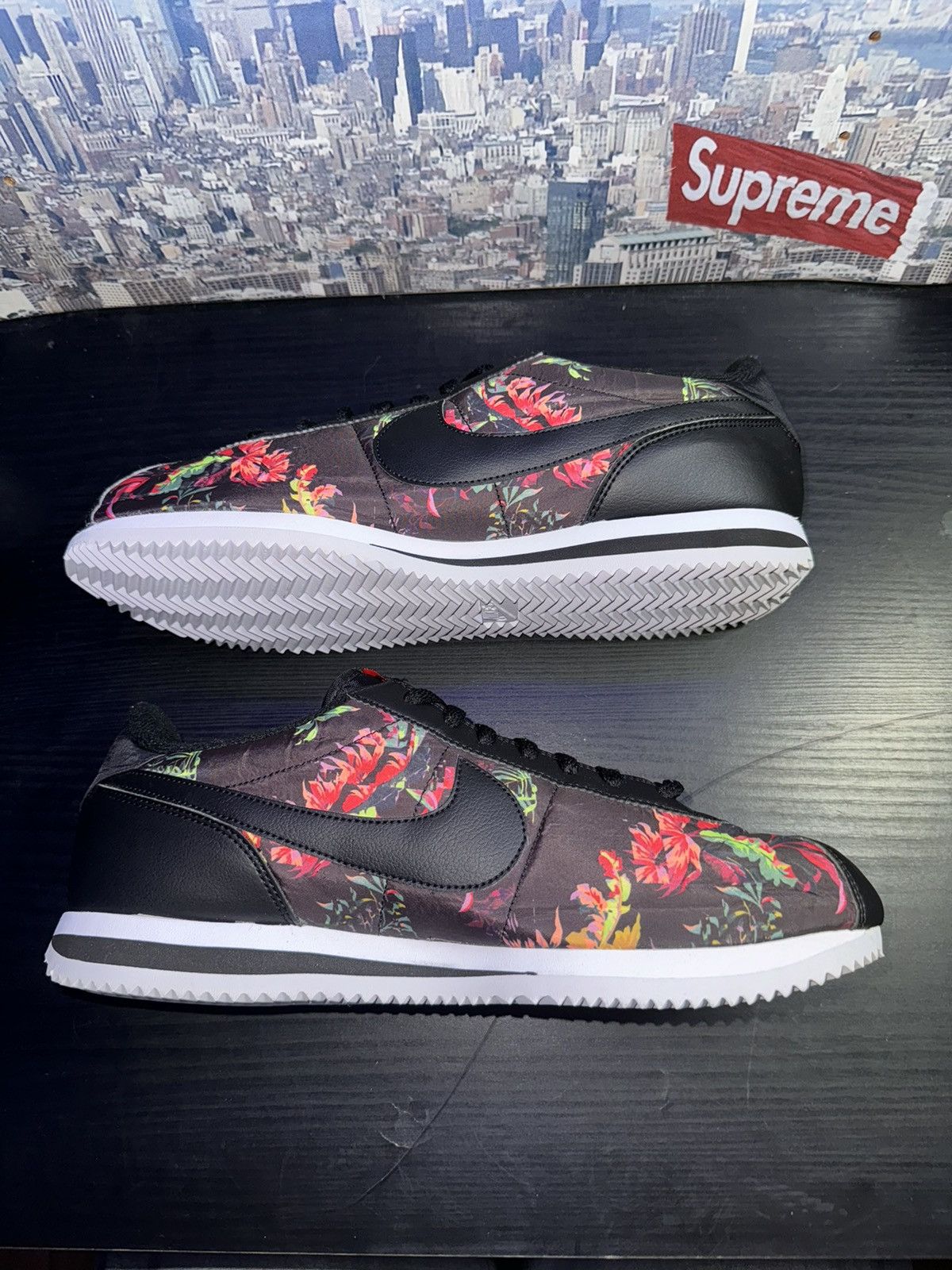 Nike Nike Cortez Basic Floral Print Black 2018 Grailed