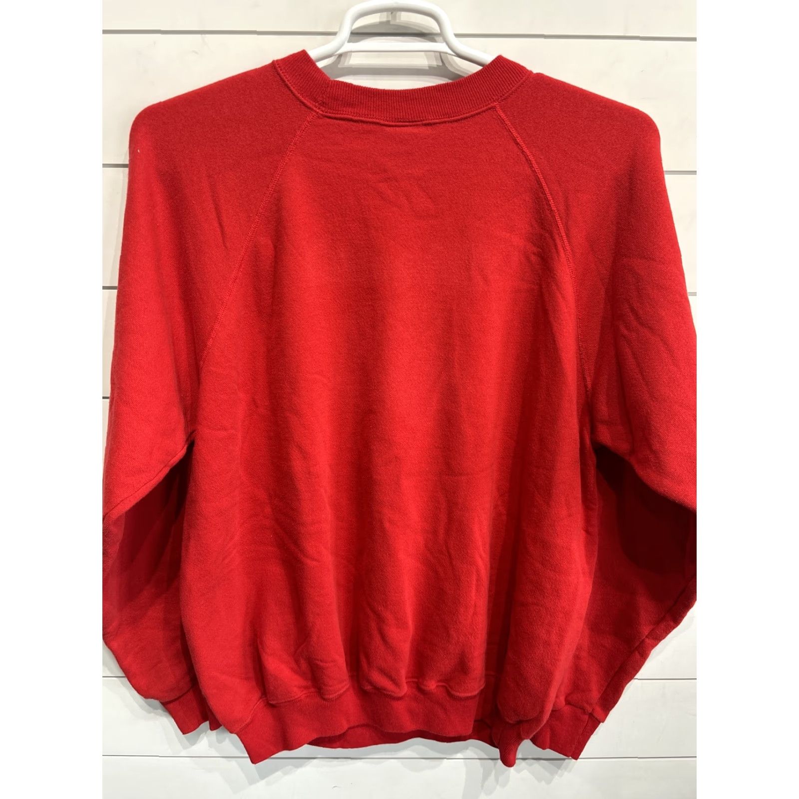 Hanes VINTAGE Hanes Sweatshirt Mens XXL Raglan Red Bowling Alley 80s Raglan Crew Neck Graphic Print Size US XXL / EU 58 / 5 - 5 Thumbnail
