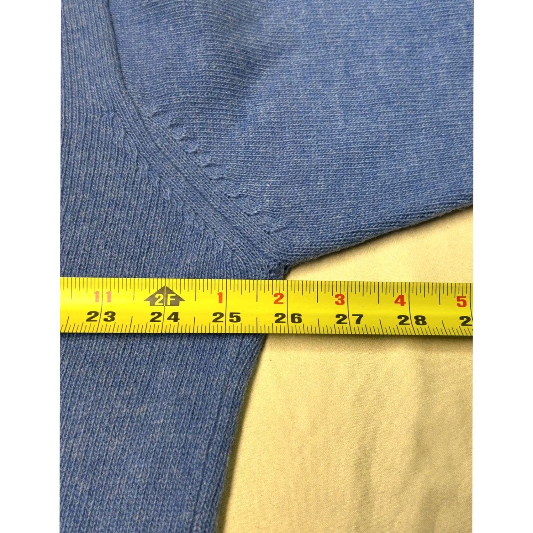 Vintage Marchbrae Edinburgh Wool Sweater Quarter Zip Men L Blue Pullover Mock Neck Size US L / EU 52-54 / 3 - 6 Thumbnail