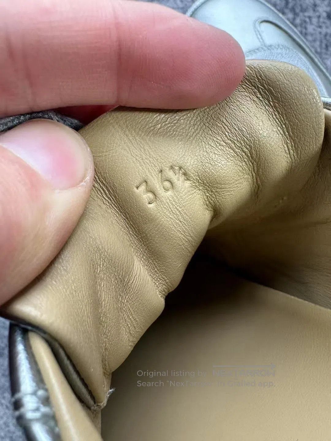 Hermes Hermes Silver Sneakers. Size US 5.5 / IT 35.5 - 6 Thumbnail