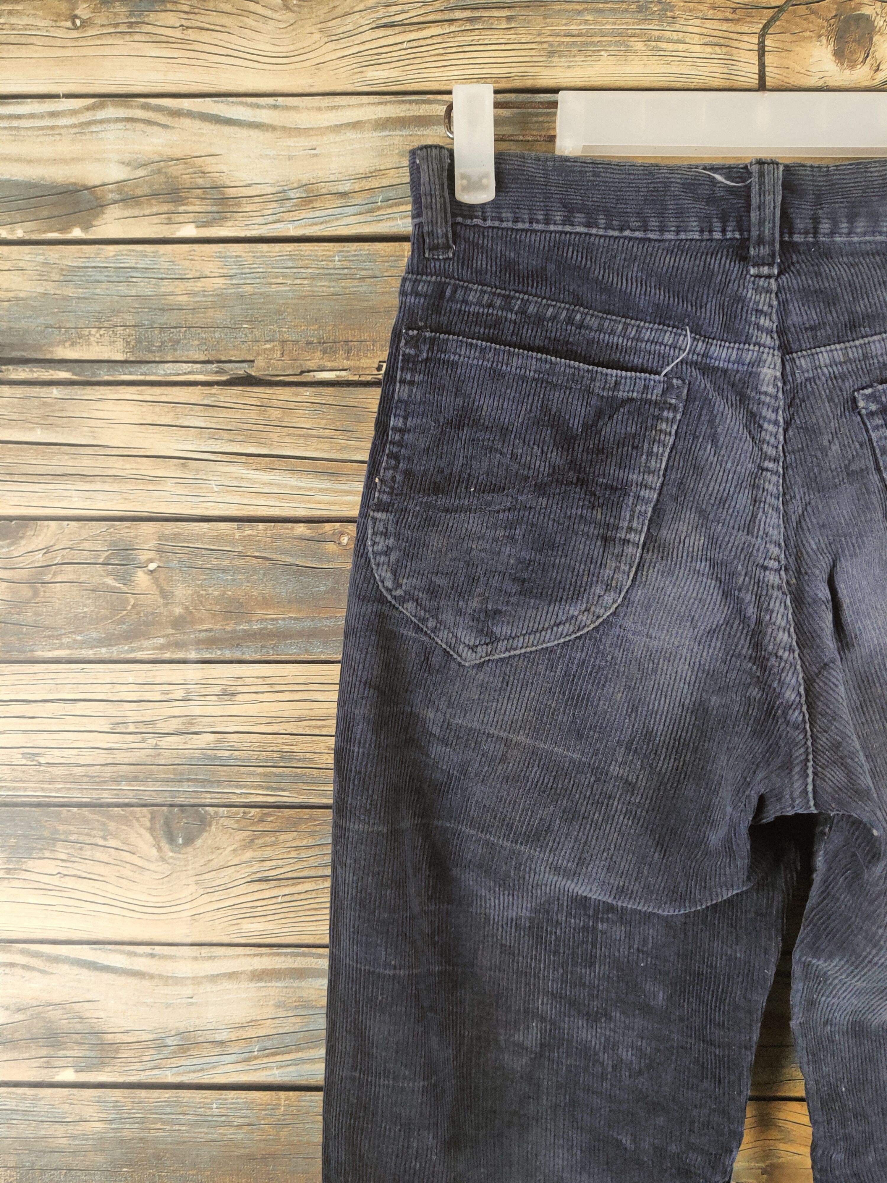 Lee DL Lee Navy Vintage Corduroy cargo Pants #46-342 Size US 28 / EU 44 - 8 Thumbnail