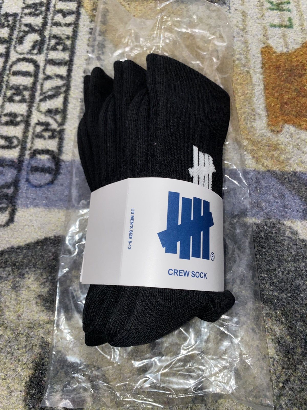 Undefeated Undefeated Icon Crew Socks (Pack of 3) Size ONE SIZE - 1 Thumbnail