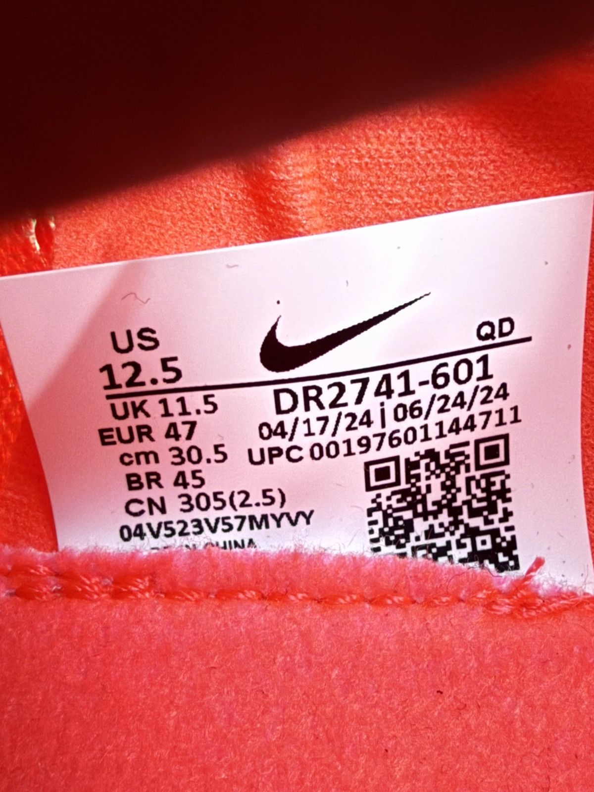 Nike Nike Ja Fly V4 Track Spikes Mens 12.5 DR2741-601 NWOB Size US 12.5 / EU 45-46 - 6 Thumbnail