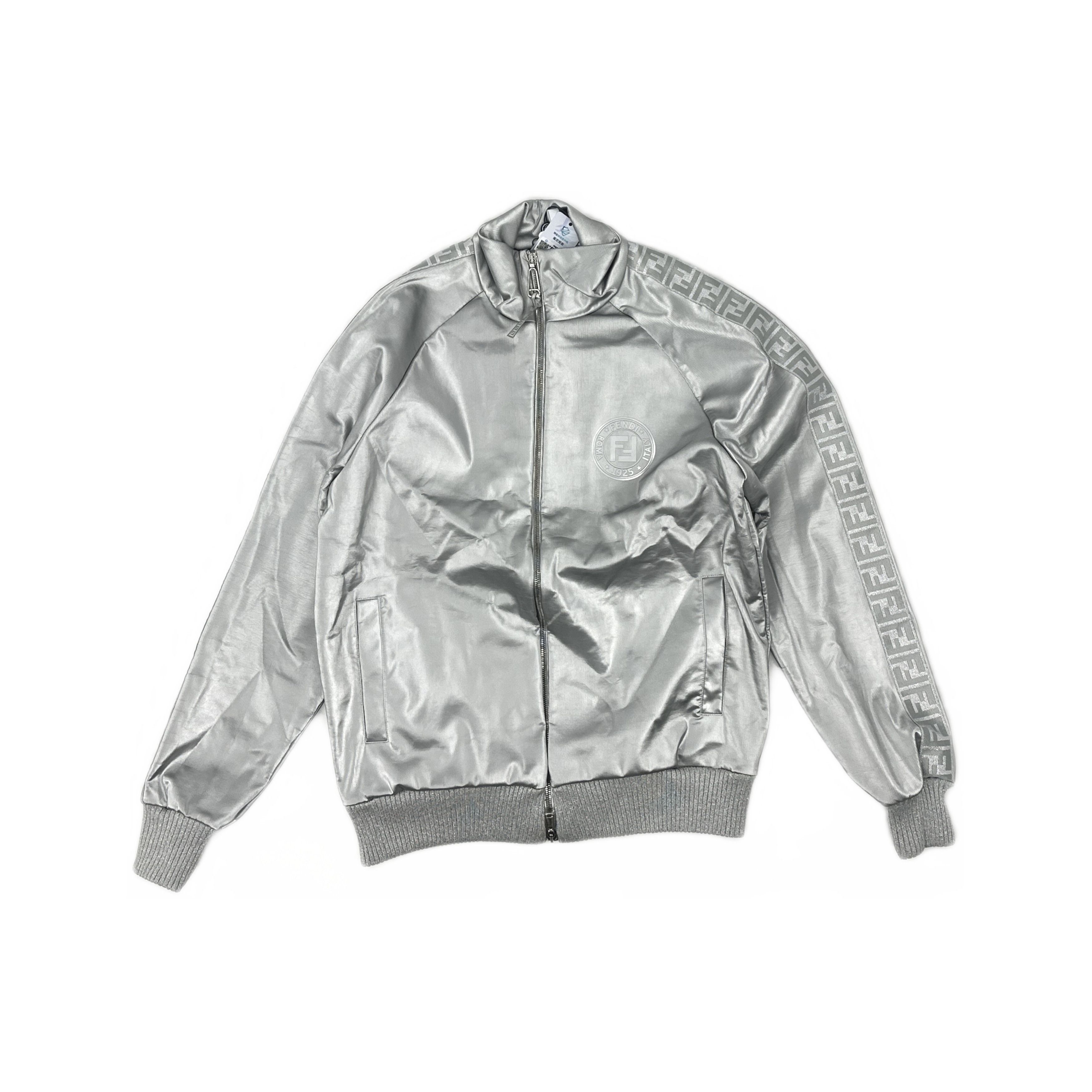 Fendi Fendi Metallic Logo Track Jacket Size L Size US L / EU 52-54 / 3 - 1 Thumbnail