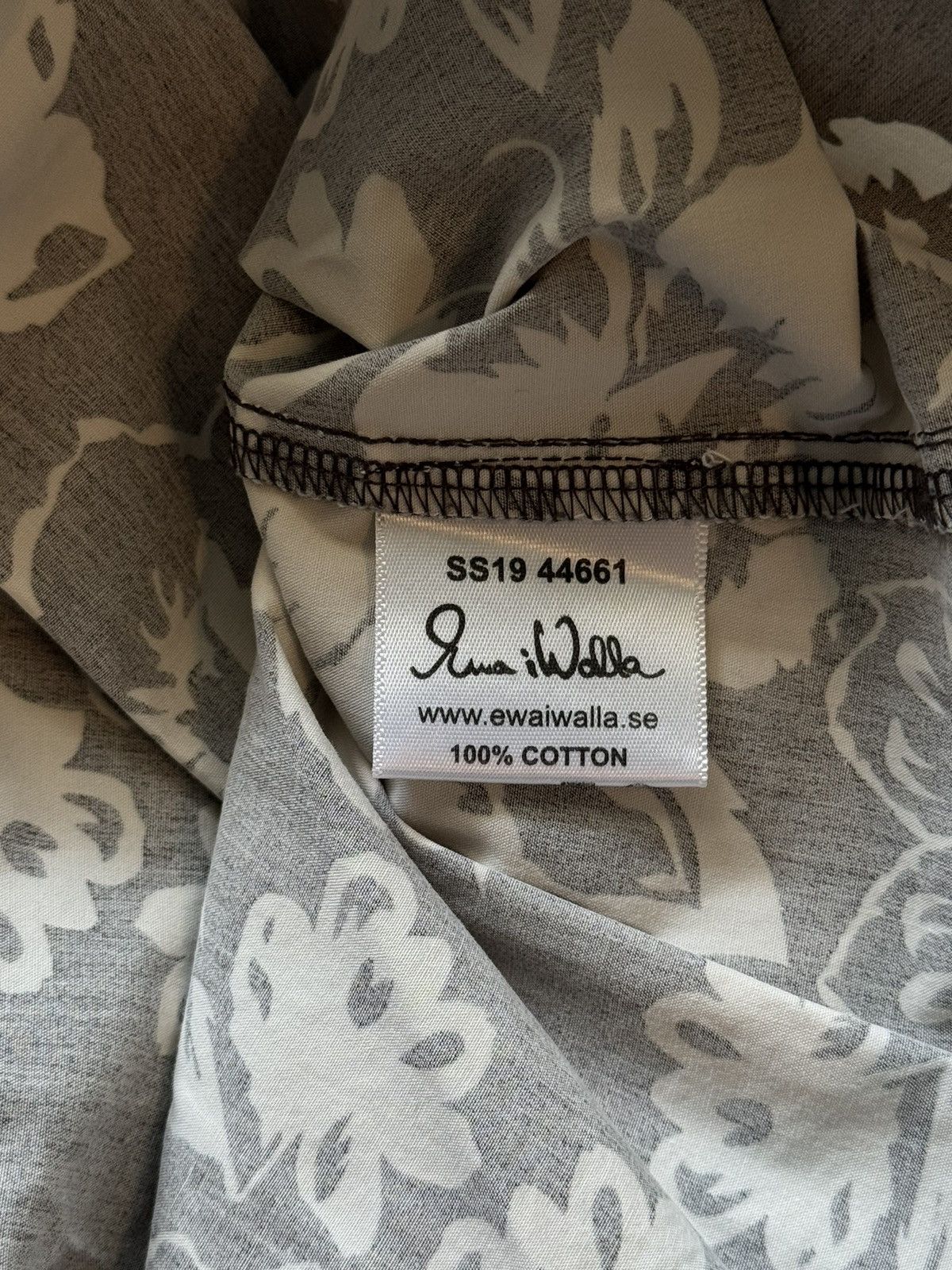 Designer S/S 2019 Ewa I Walla avant garde poplin blouse Size XS / US 0-2 / IT 36-38 - 5 Thumbnail