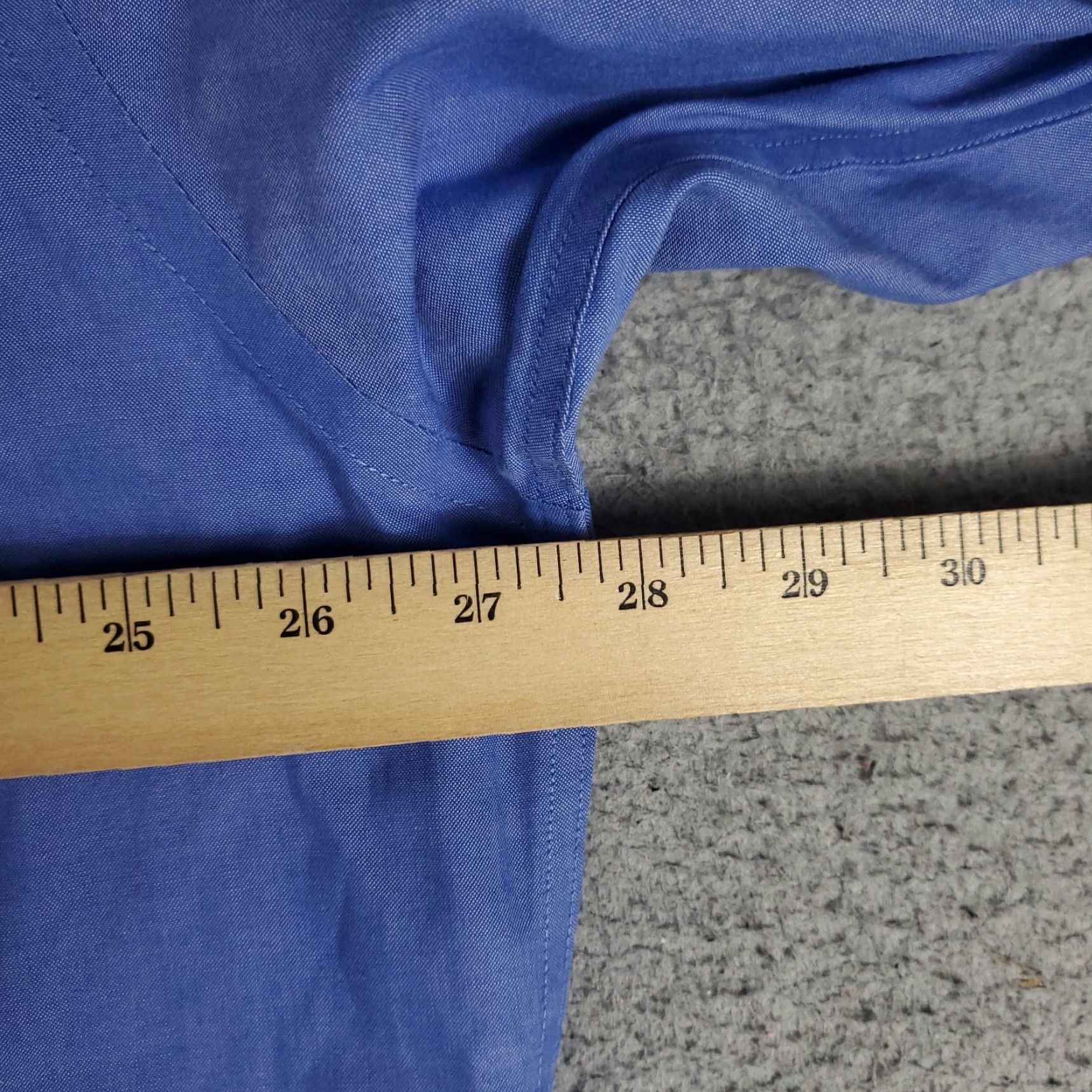 Brooks Brothers Brooks Brothers Shirt Mens 18 Blue Dress Button Up Long Sleeve Regular Non-Iron Pockets 100% Cotton Solid Collar Point Vintage No Size 48R - 6 Thumbnail