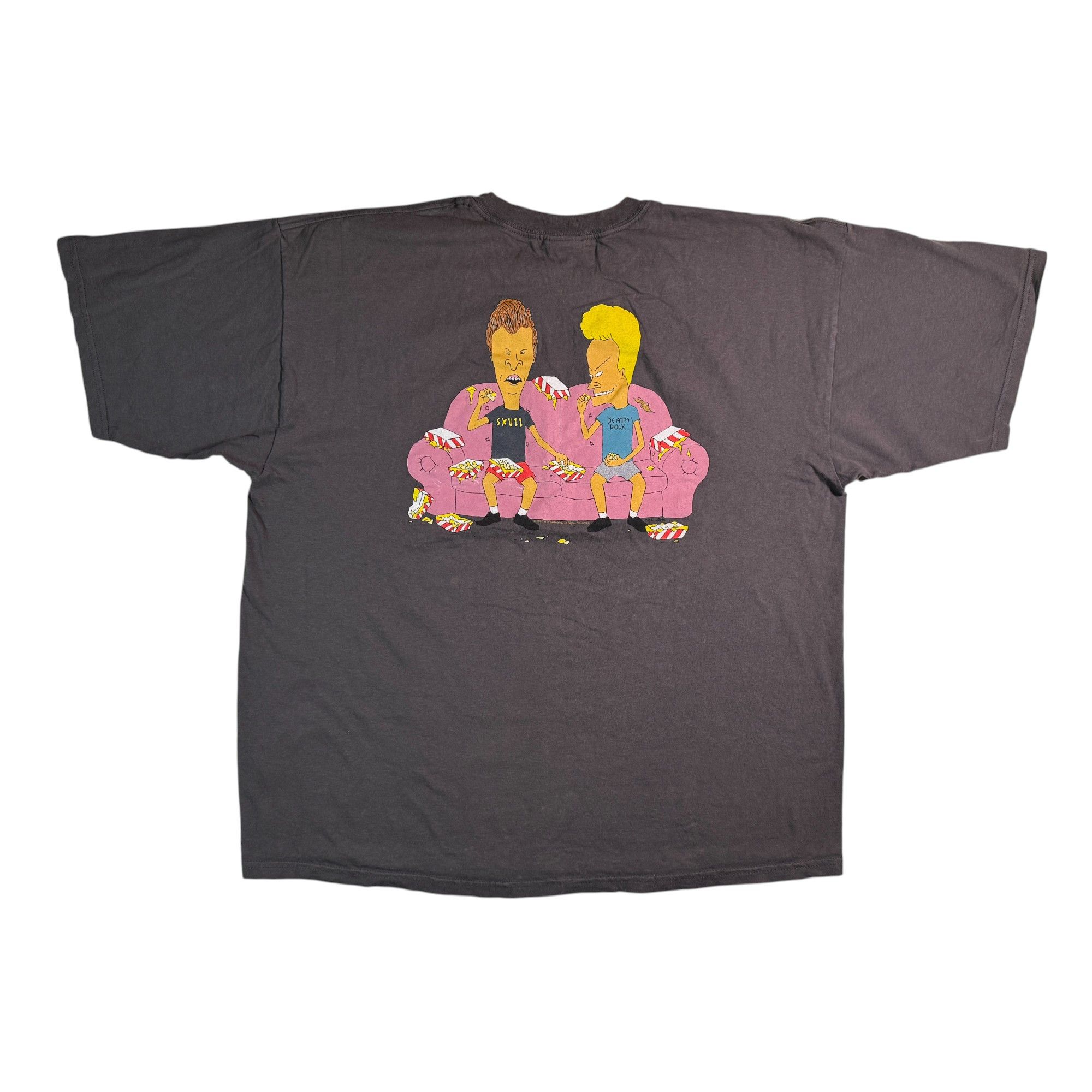 Mtv Vintage 2004 Beavis and Butt-Head Nachos Rule T-shirt Size US XXL / EU 58 / 5 - 2 Thumbnail