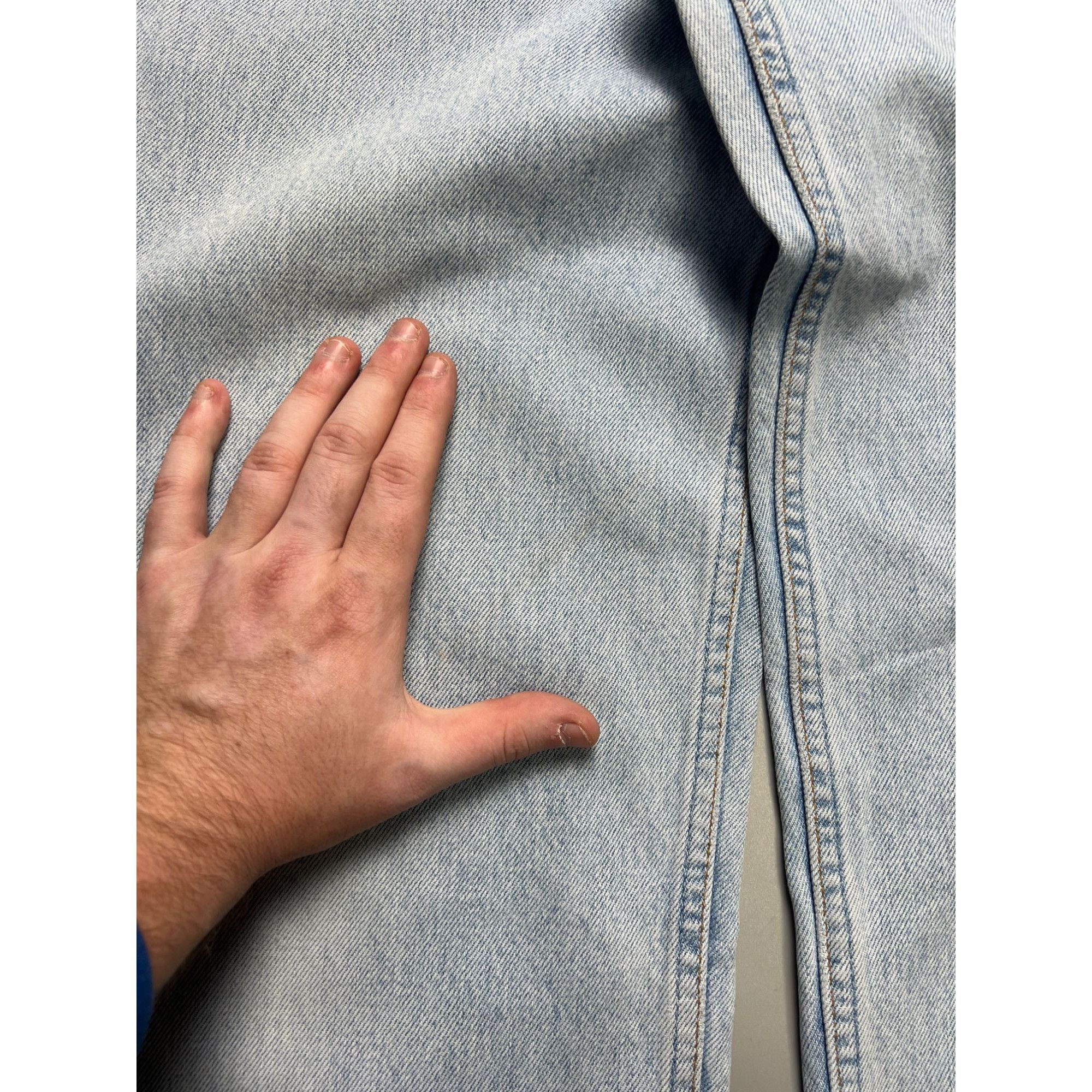 Levi's Levi’s 881 Light Wash Pocket Fade Denim Jeans Pants (Y1056) Size US 34 / EU 50 - 4 Thumbnail