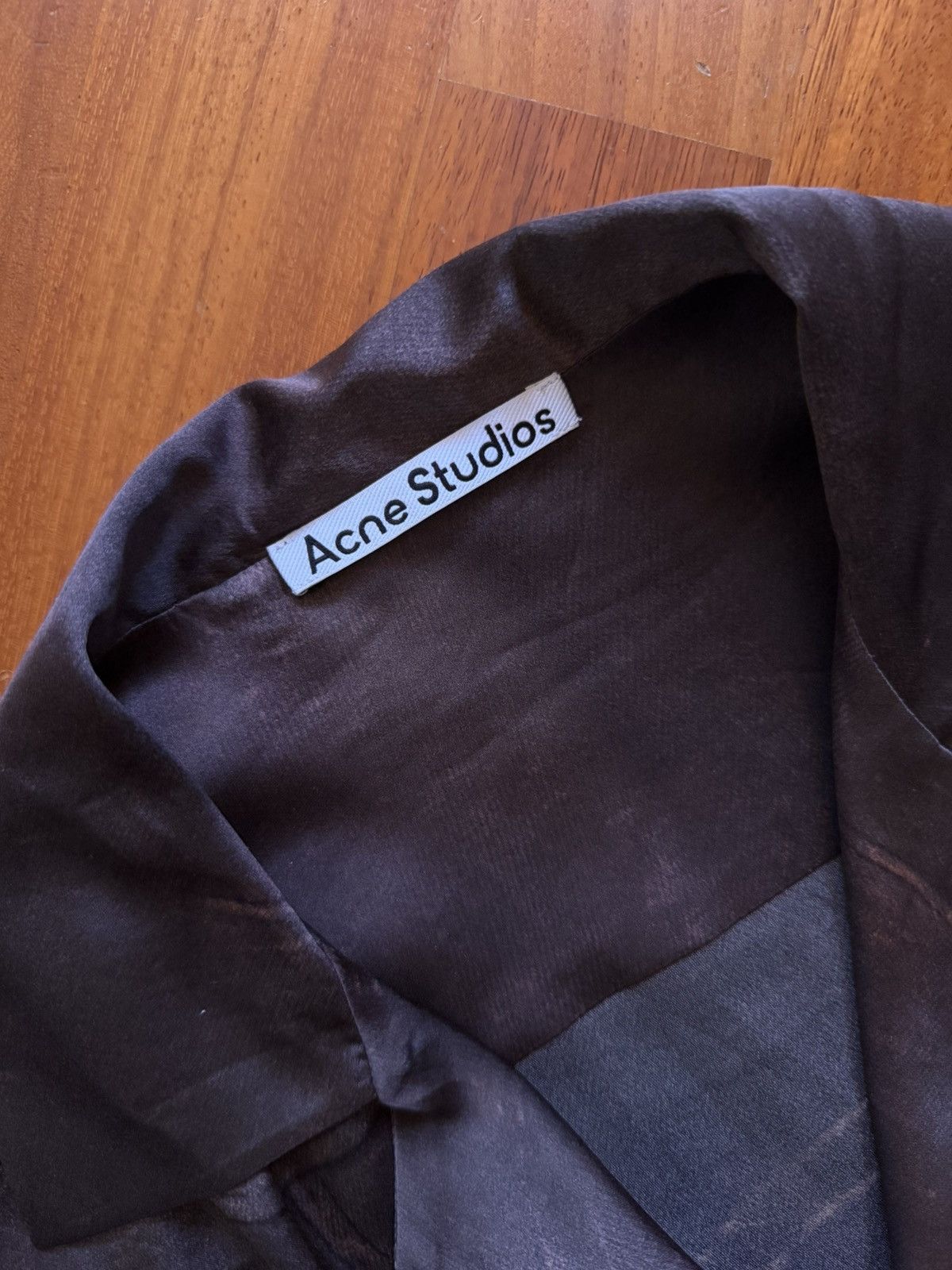 Acne Studios Acne Studios Trompe L’Oeil Print Button Up Shirt Size US S / EU 44-46 / 1 - 3 Thumbnail
