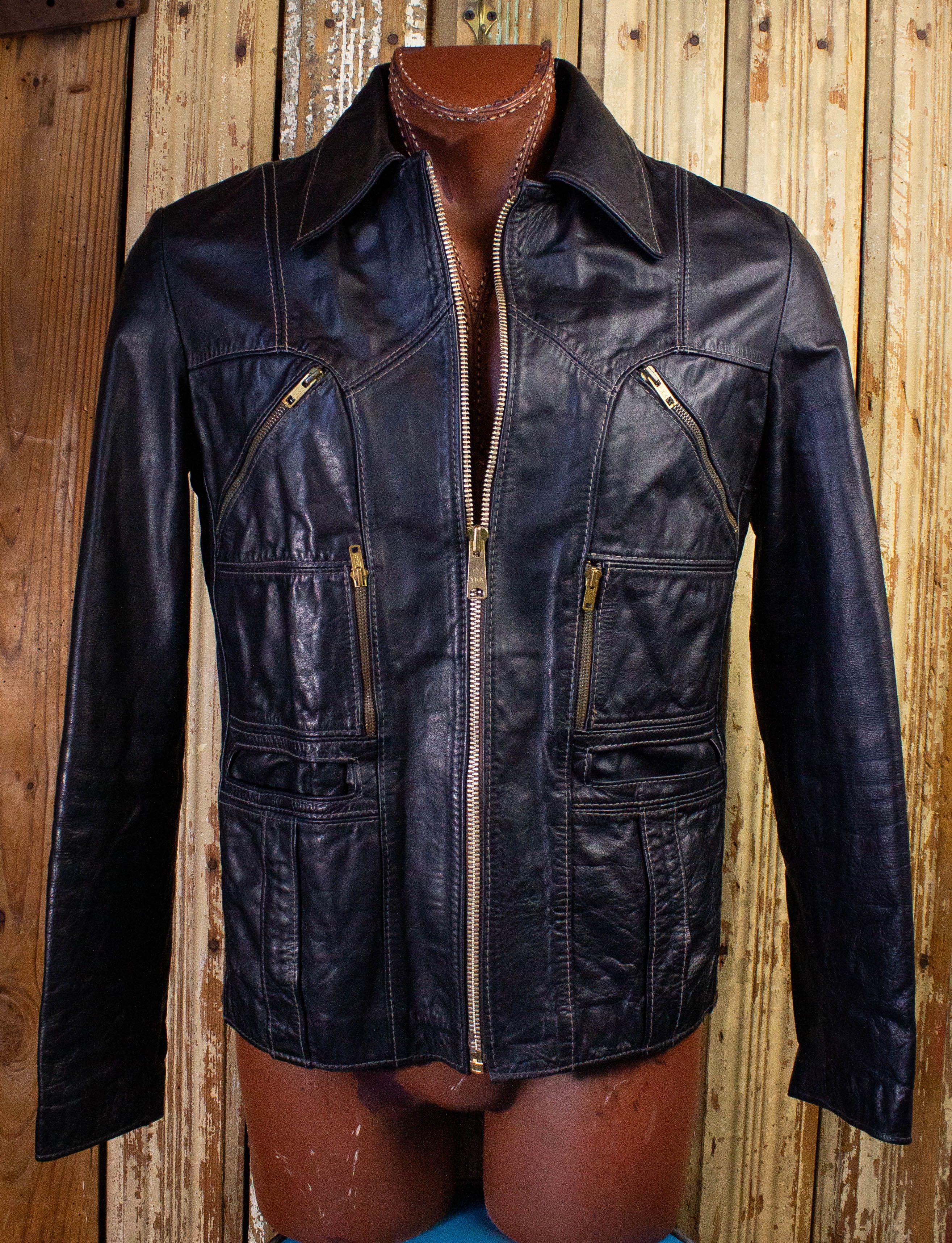 Vintage Vintage East West Musical Instruments Leather Jacket 70s | Grailed