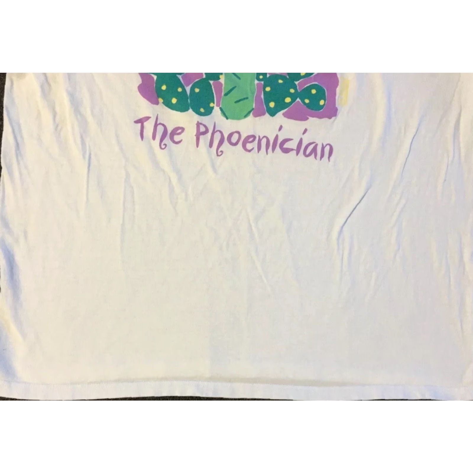 Vintage VINTAGE 90s Arizona Cactus Faded Abstract Art Shirt XL White Sun Palm Trees Beach Grunge 80s Mens T-Shirt Size US XL / EU 56 / 4 - 4 Thumbnail