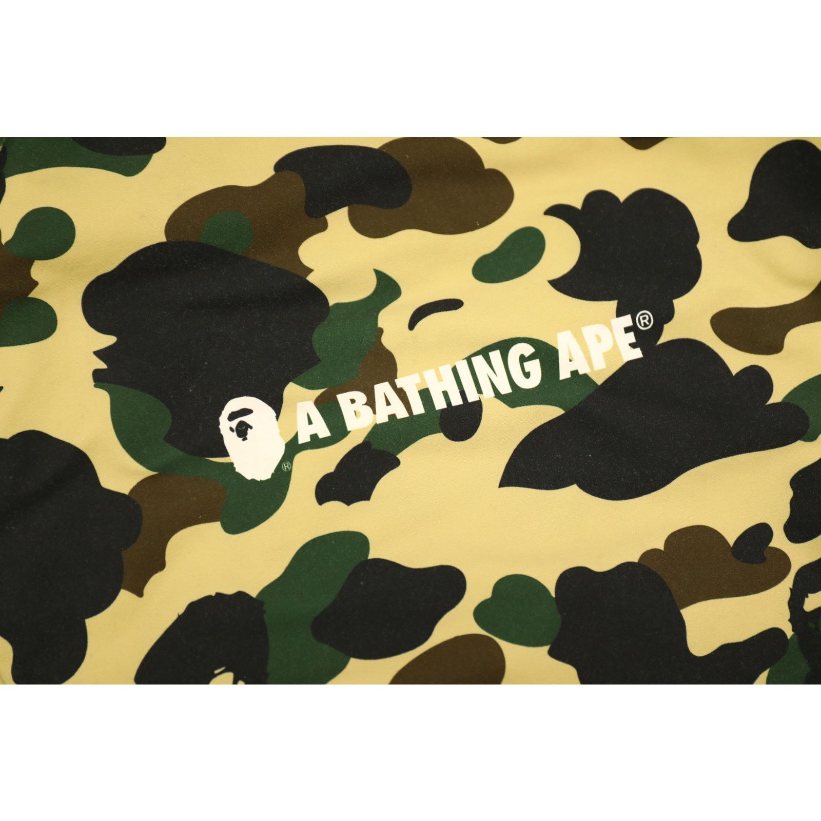 BAPE 1ST CAMO CIRCLE FLUFFY BEADS クッション