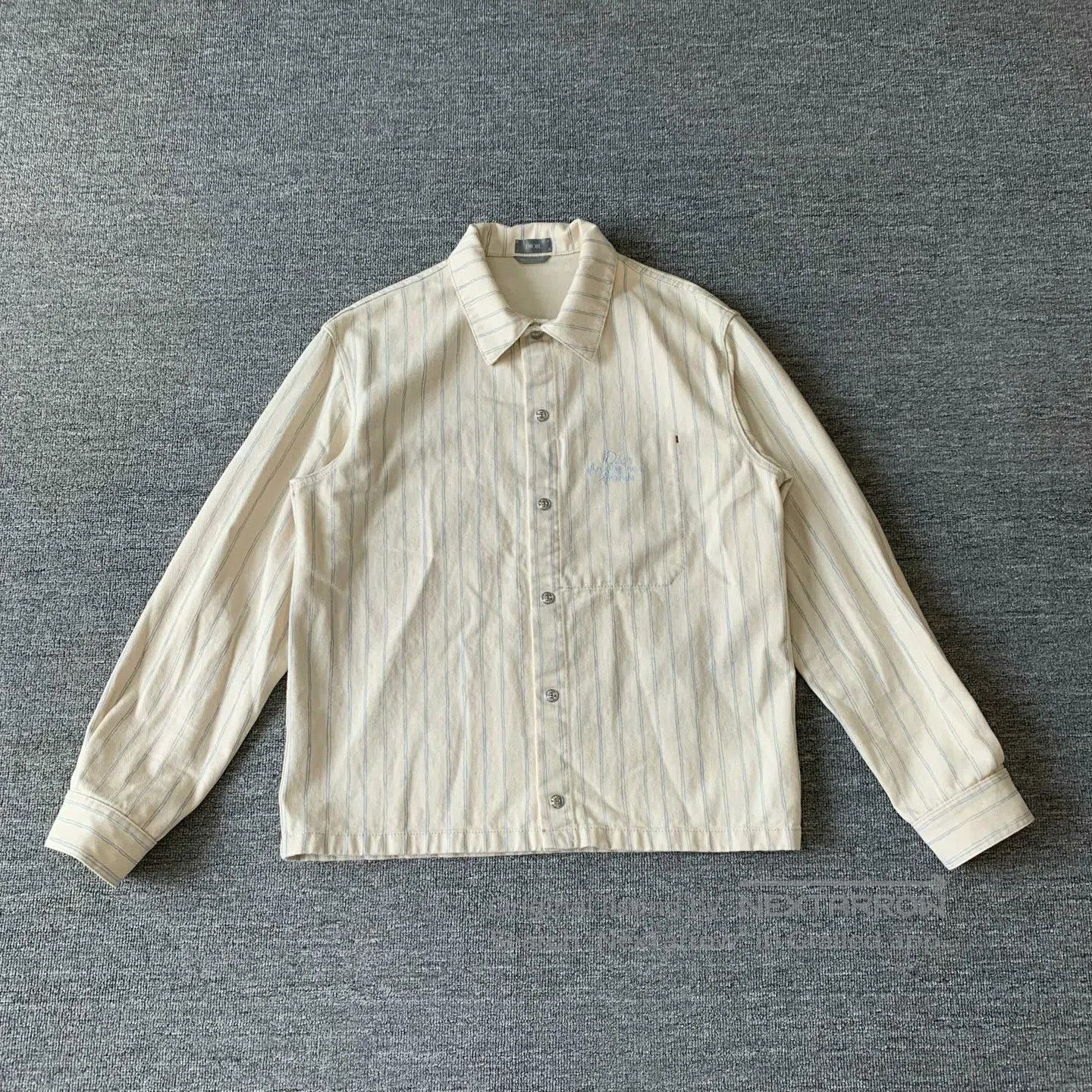 Dior Dior x Hylton Nel Striped Denim Jacket. Size US L / EU 52-54 / 3 - 2 Thumbnail
