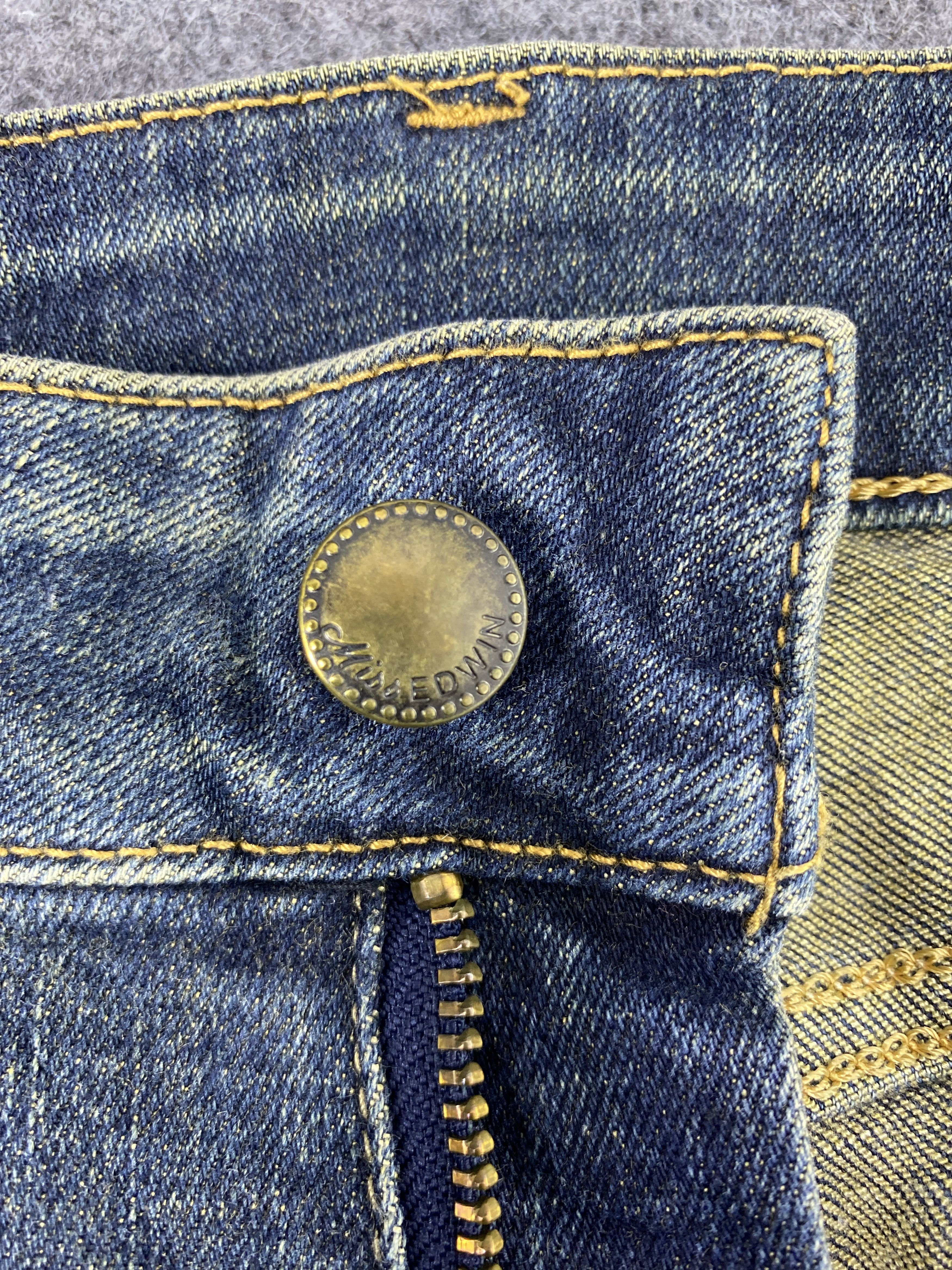 Edwin Miss Edwin Flare Blue Wash Jeans - J1052 Size 27" / US 4 / IT 40 - 9 Thumbnail