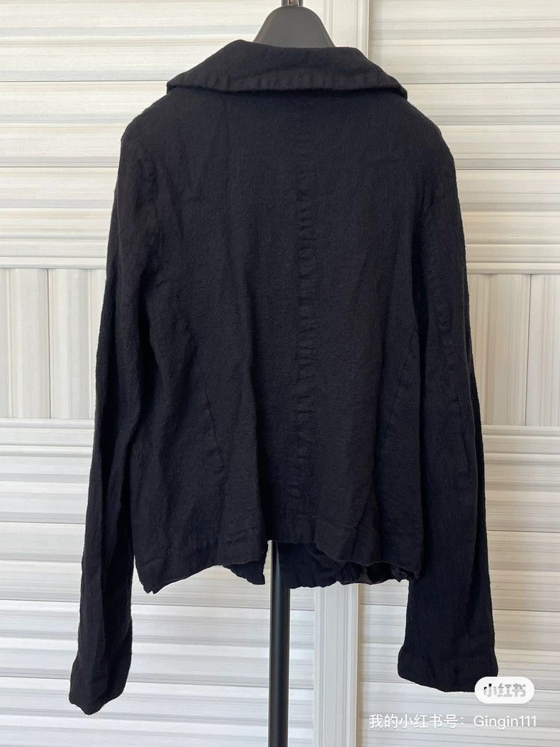 Comme des Garcons Comme Des Garcons Black Round Neck Felted Suit Size M / US 6-8 / IT 42-44 - 6 Thumbnail