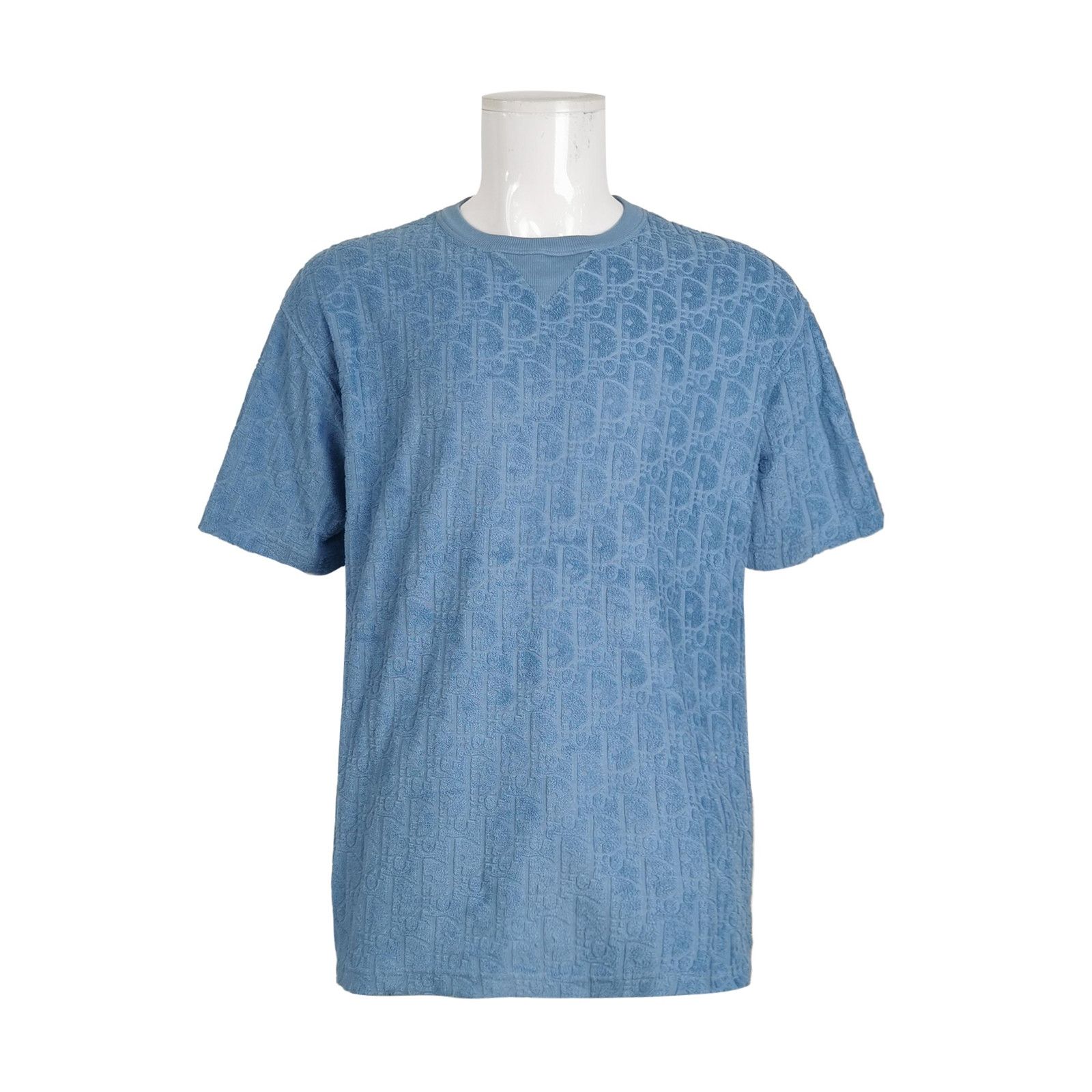 Dior Dior Oblique Print Cotton Crewneck Short-Sleeve T-Shirt XL Size US XL / EU 56 / 4 - 1 Thumbnail