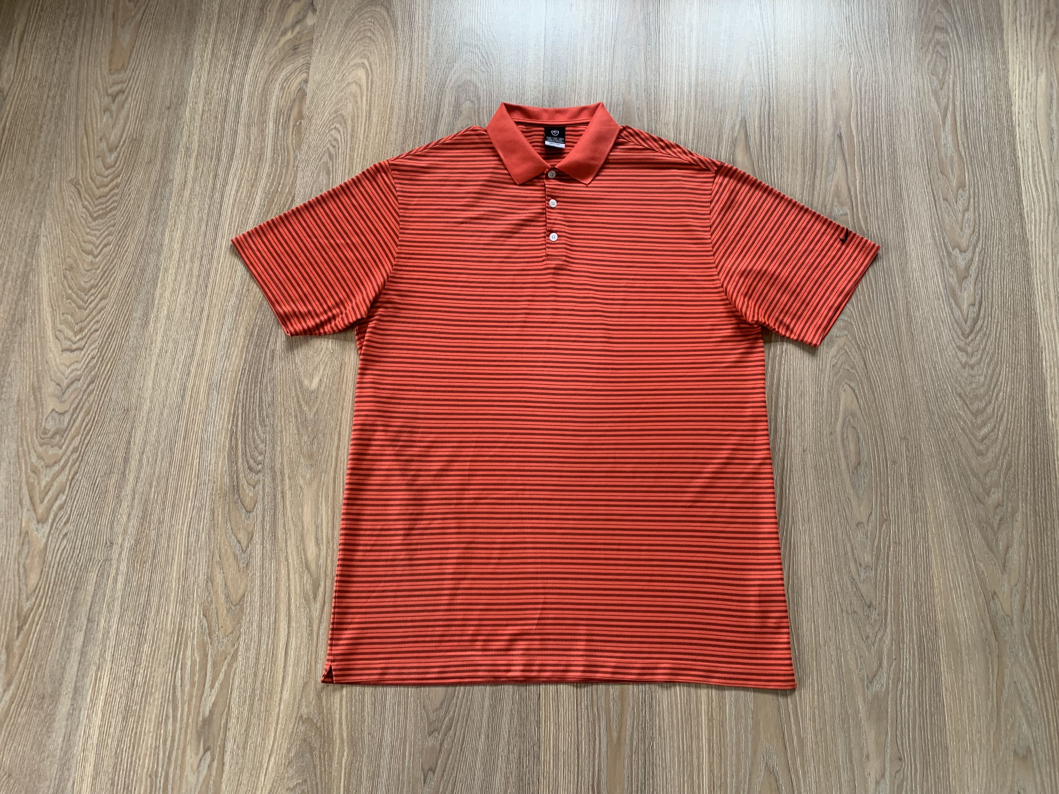 Nike Nike Dri-FIT Striped Red Polo Shirt Size US XXL / EU 58 / 5 - 1 Thumbnail