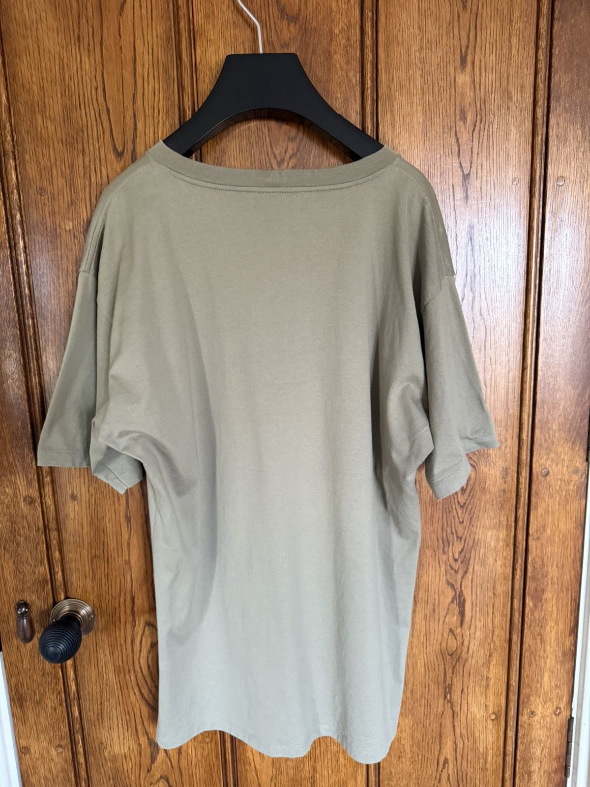 Celine Celine logo t shirt Hedi Slimane khaki green L grail Size US L / EU 52-54 / 3 - 13 Thumbnail
