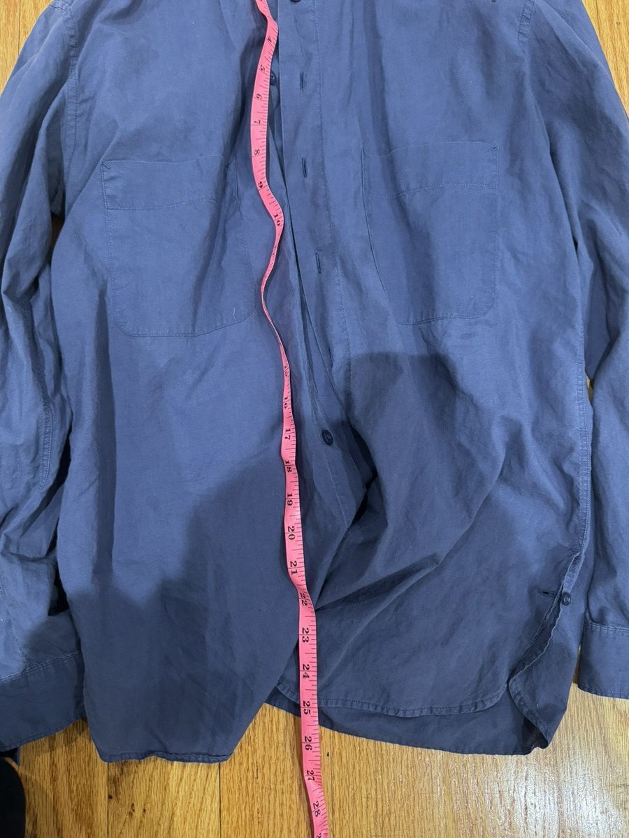 Nonnative Nonnative Navy Stand Collar Shirt Size US M / EU 48-50 / 2 - 3 Thumbnail
