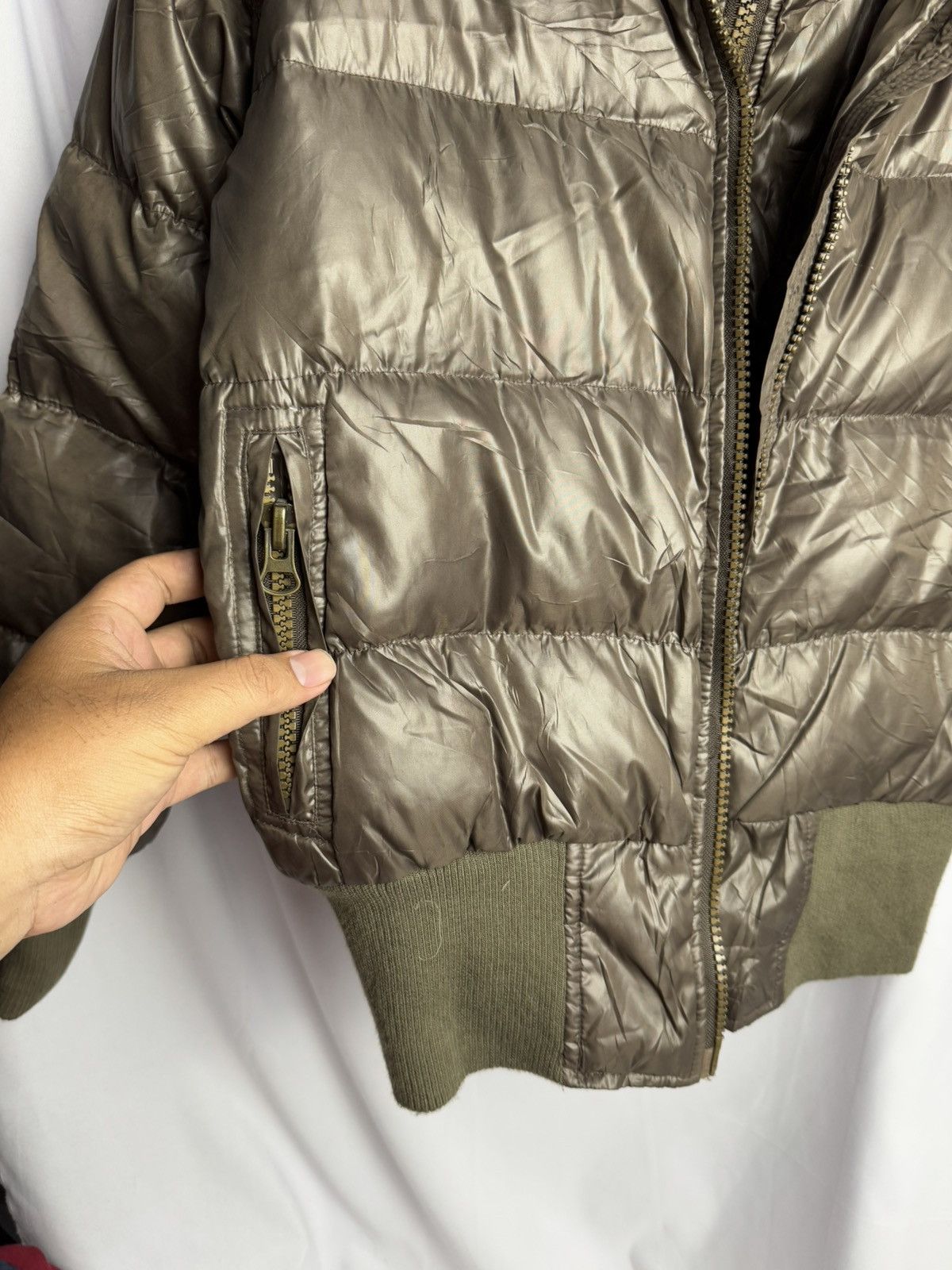 Yohji Yamamoto Double Layers Puffer Down Jacket Crush Japanese Size US M / EU 48-50 / 2 - 5 Thumbnail