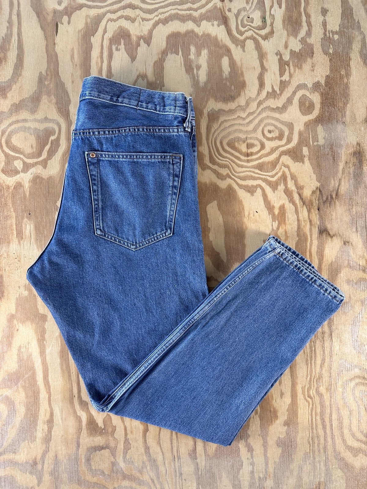 Designer × H&M Blue H&M Relaxed Fit Coupe Jeans Size US 36 / EU 52 - 1 Thumbnail