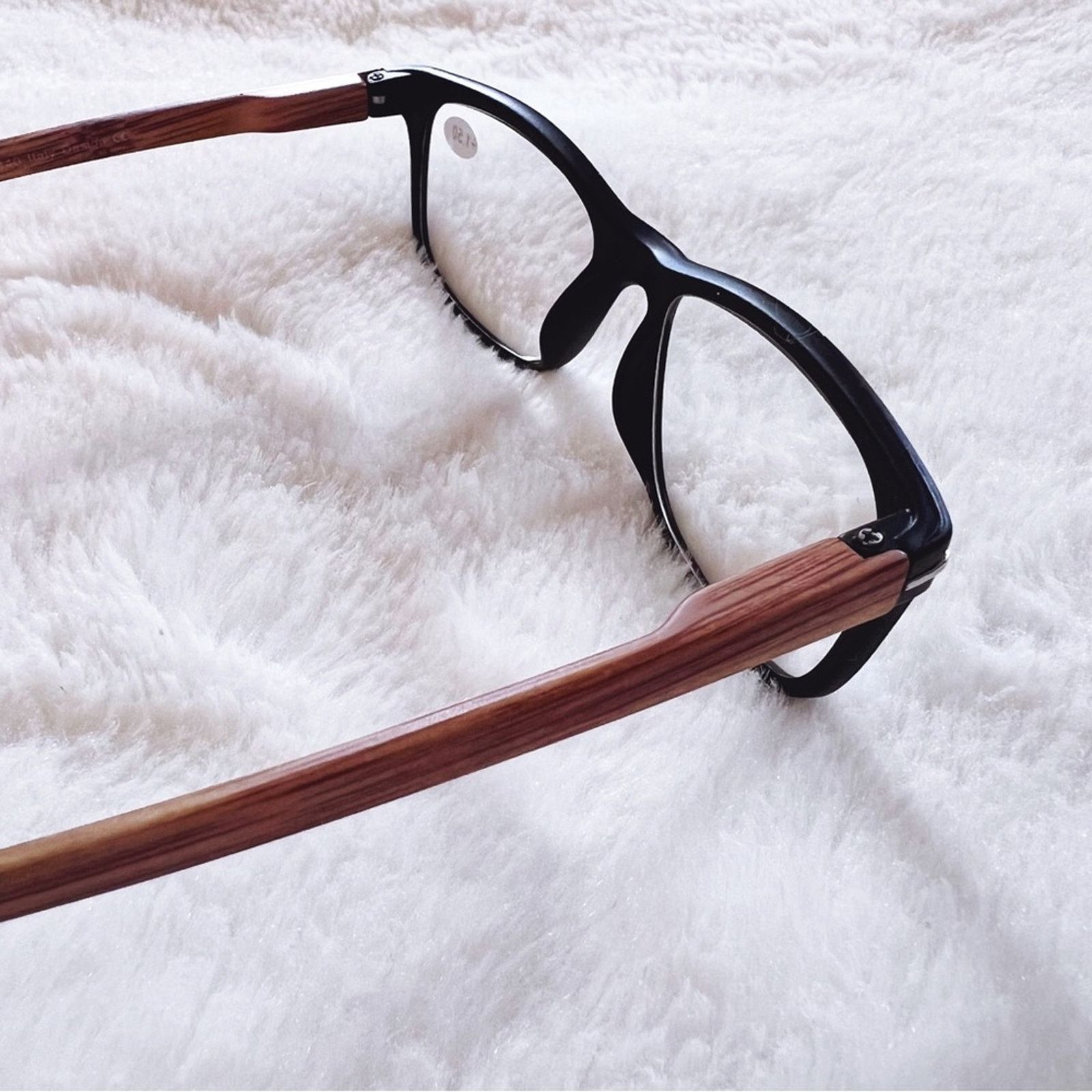 Other Olivia Black with Light Wood Reader Glasses Size ONE SIZE - 9 Thumbnail