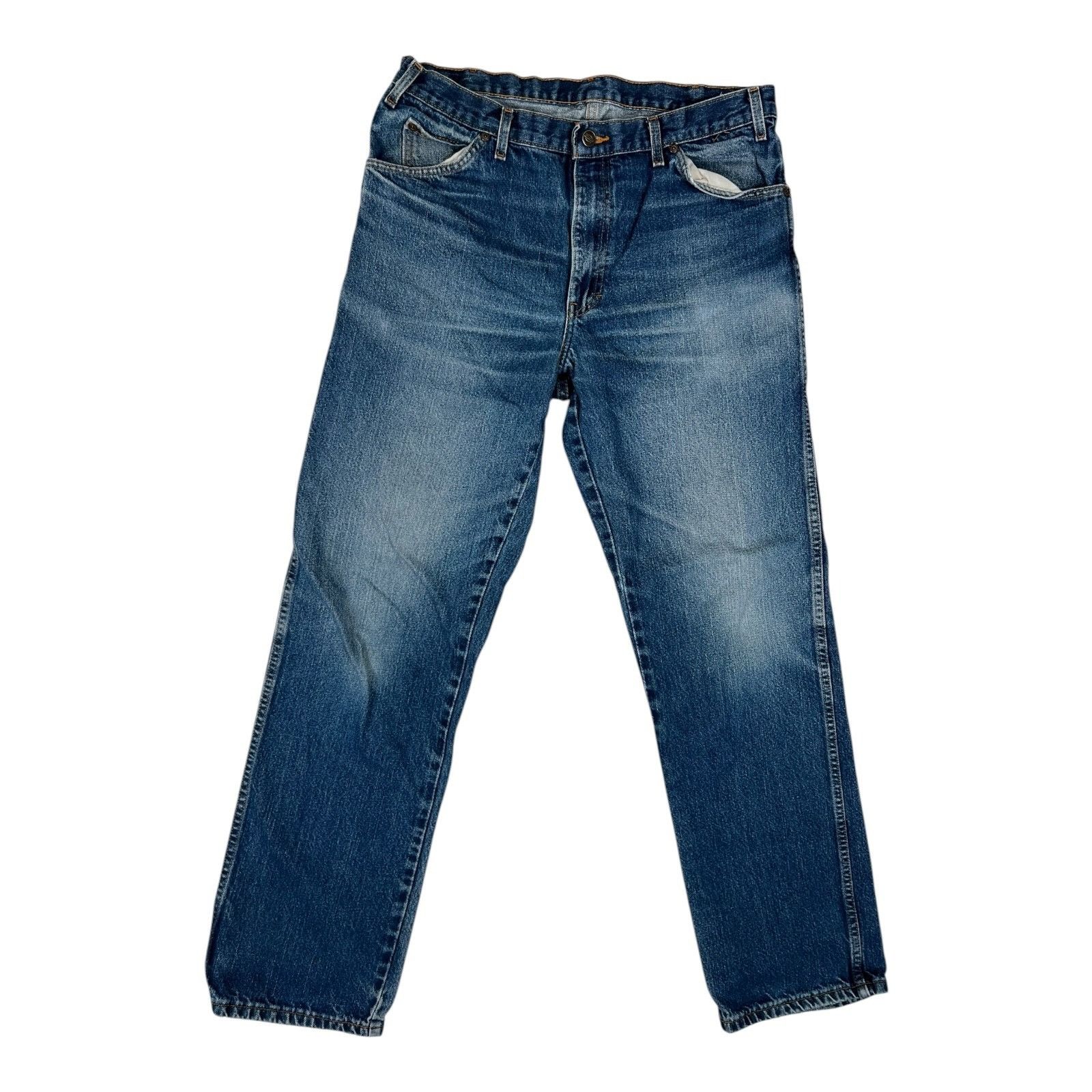 Dickies Vintage Dickies Blue Denim Jeans Size 34x34 Workwear Read Size US 34 / EU 50 - 1 Thumbnail