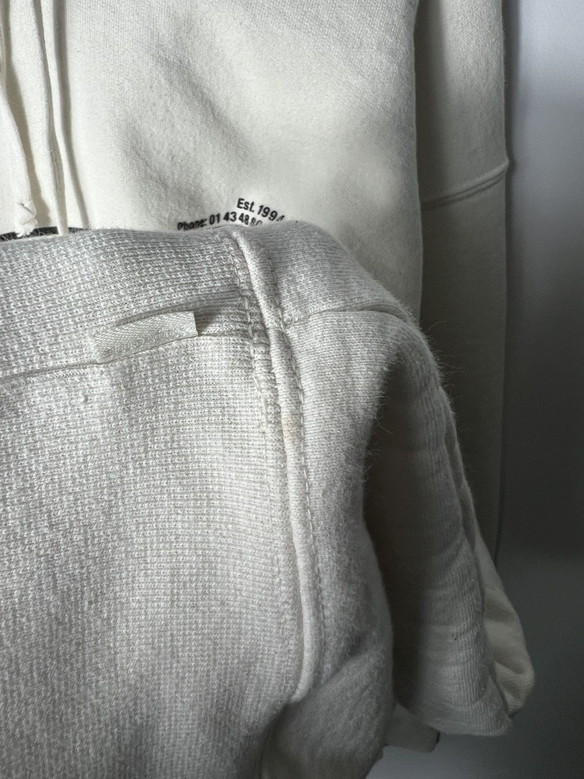 Supreme Y2k streetwear sk8 Supreme Paris France Cream Hoodie Size US L / EU 52-54 / 3 - 7 Thumbnail