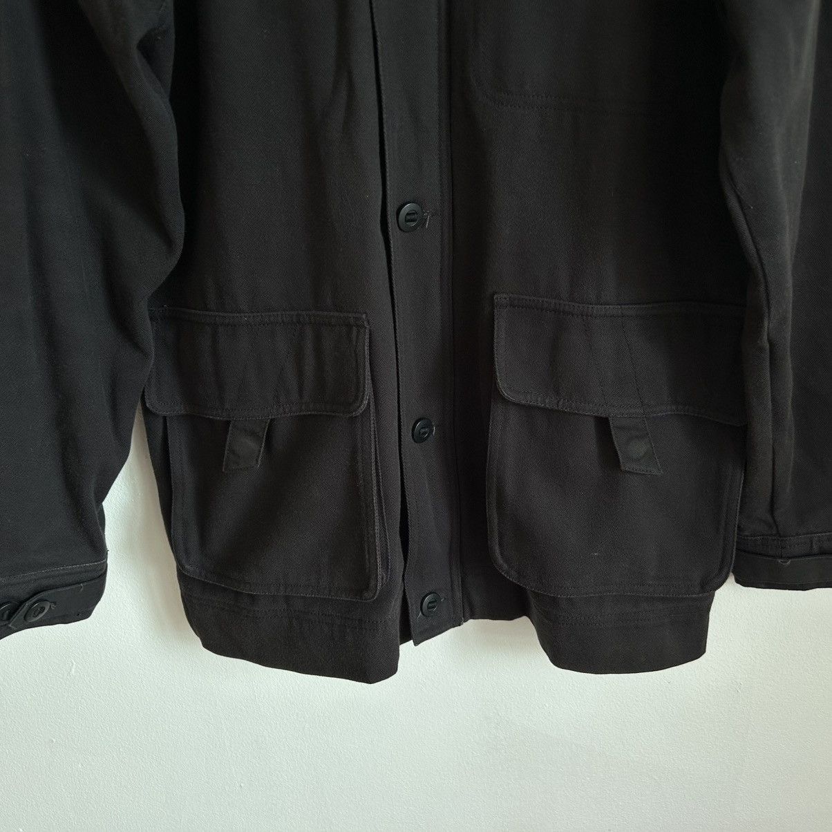 Adidas Adidas Safety Military Jacket Small Black Mens Utility Y2k Size US S / EU 44-46 / 1 - 5 Thumbnail
