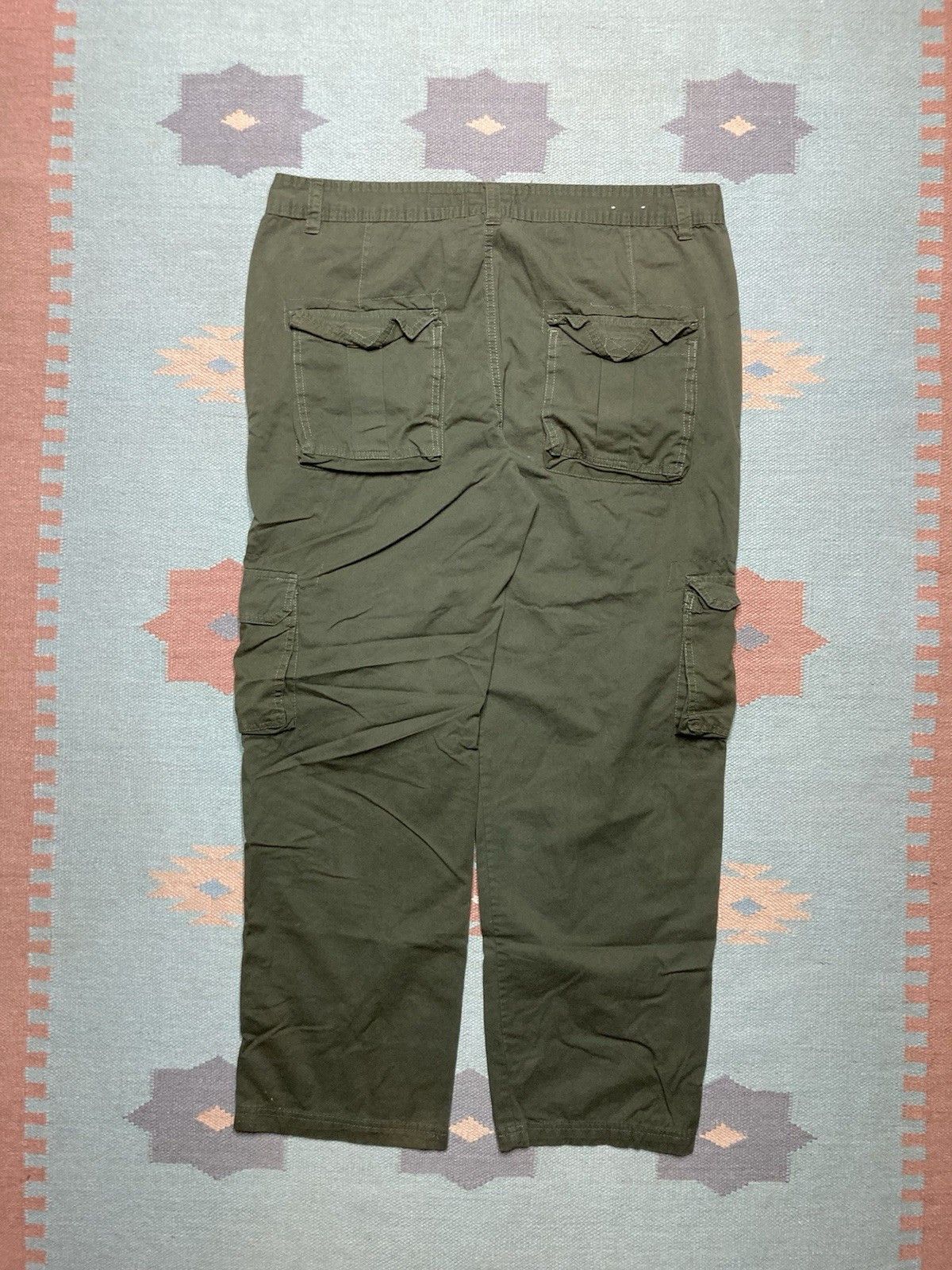 Vintage y2k cargo pants beyond the limit BTL baggy skater army 40x31 Size US 40 / EU 56 - 6 Thumbnail