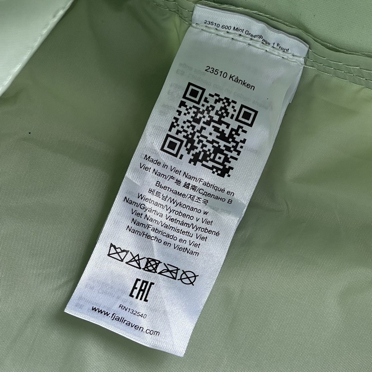 Fjallraven FJALLRAVEN KANKEN CLASSIC MINT GREEN Size ONE SIZE - 16 Thumbnail