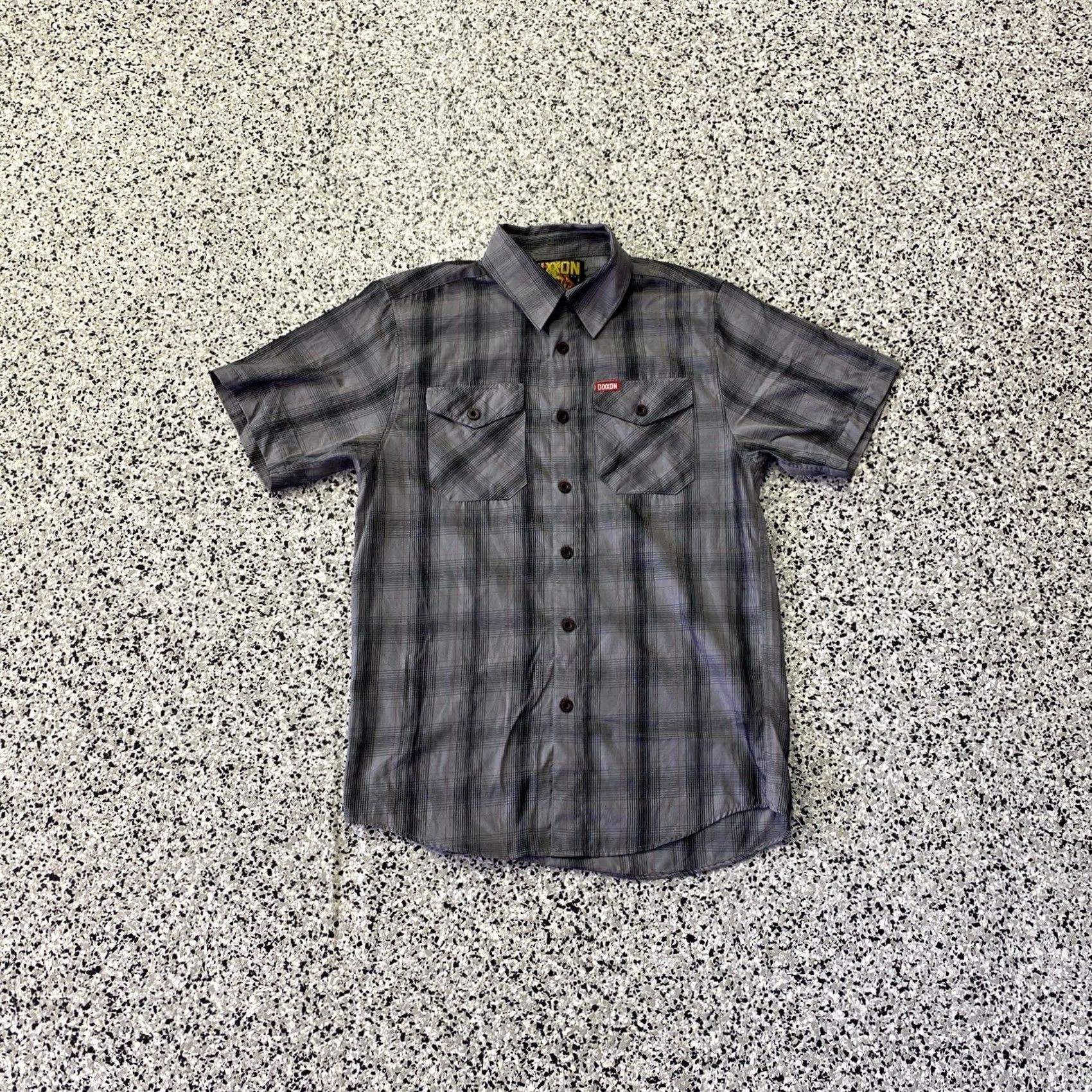Dickies VINTAGE Dickies Western Shirt XL Plaid Short Sleeve Pearl Snap Mens Regular Beige Cotton Button-Up Pocketed Size US XL / EU 56 / 4 - 4 Thumbnail