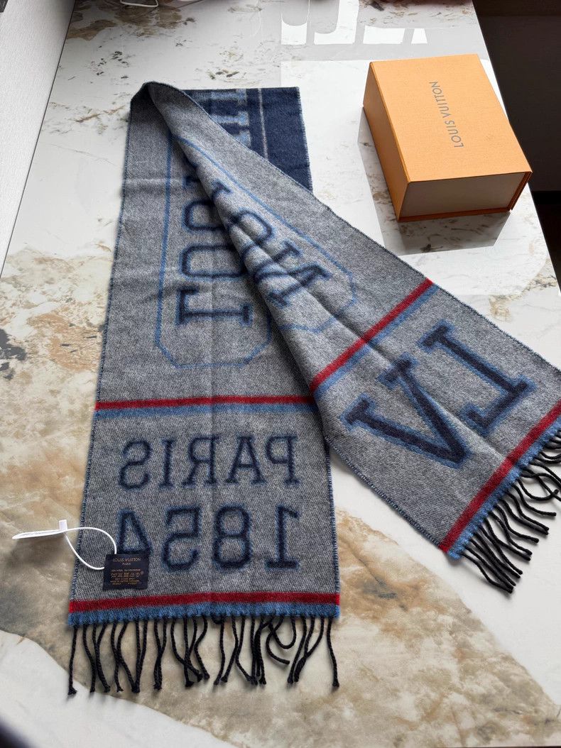 Louis Vuitton Louis Vuitton Cashmere scarf Size ONE SIZE - 4 Thumbnail