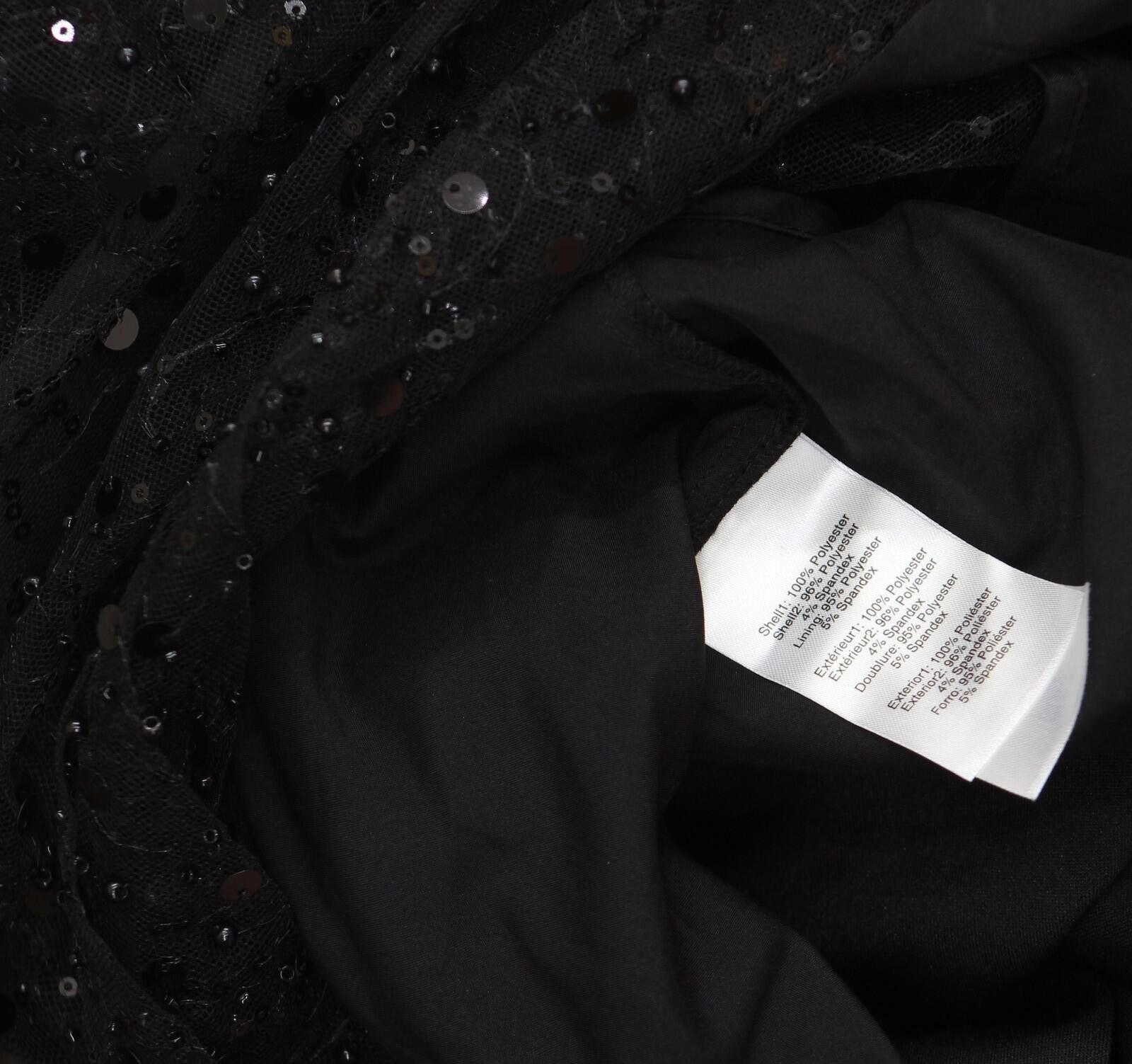 Other Halston Sequined Embellished Jumpsuit Hd4i1aul Black 16 Size 38" / US 16 / IT 52 - 6 Thumbnail