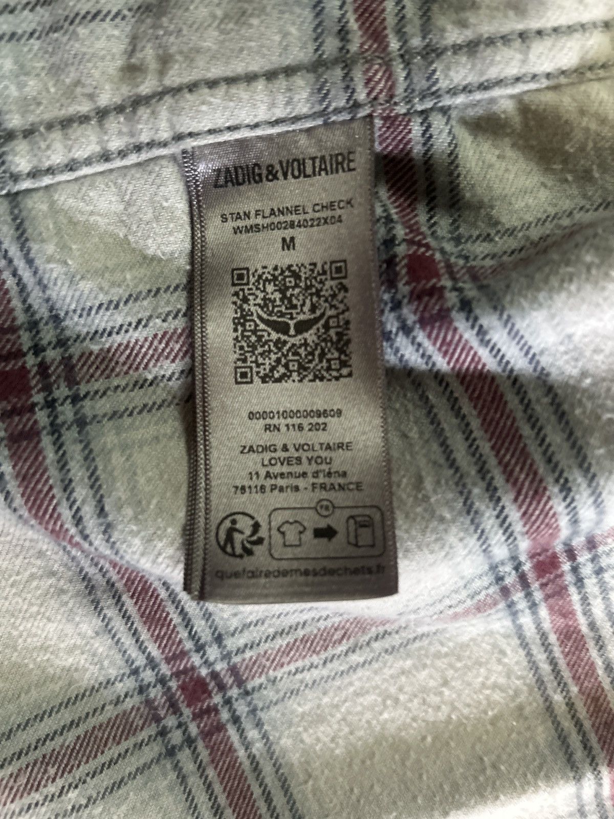 Zadig & Voltaire Zadig and Voltaire Flannel Size US M / EU 48-50 / 2 - 4 Thumbnail