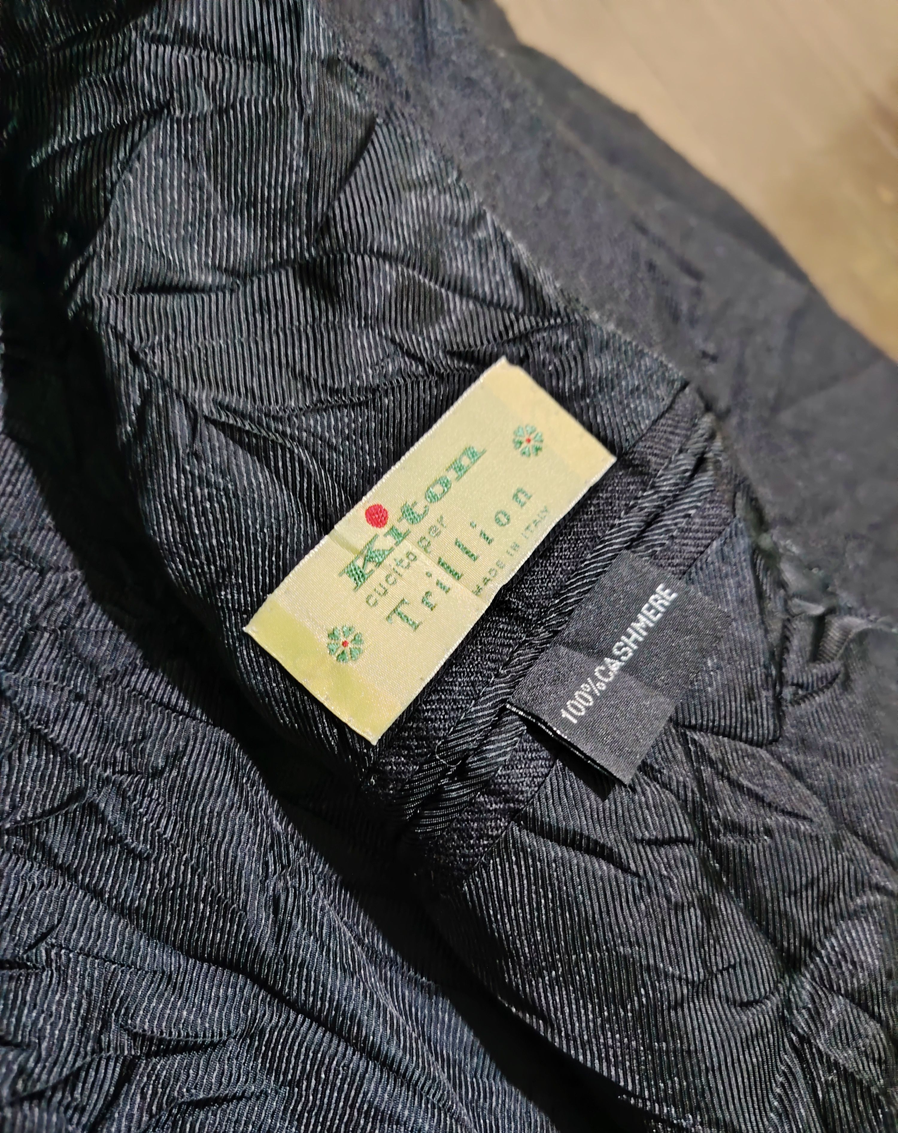 Kiton KITON-90's-CucitoPerTrillion-Cashmere Double Breasted Blazer Size 54L - 9 Thumbnail