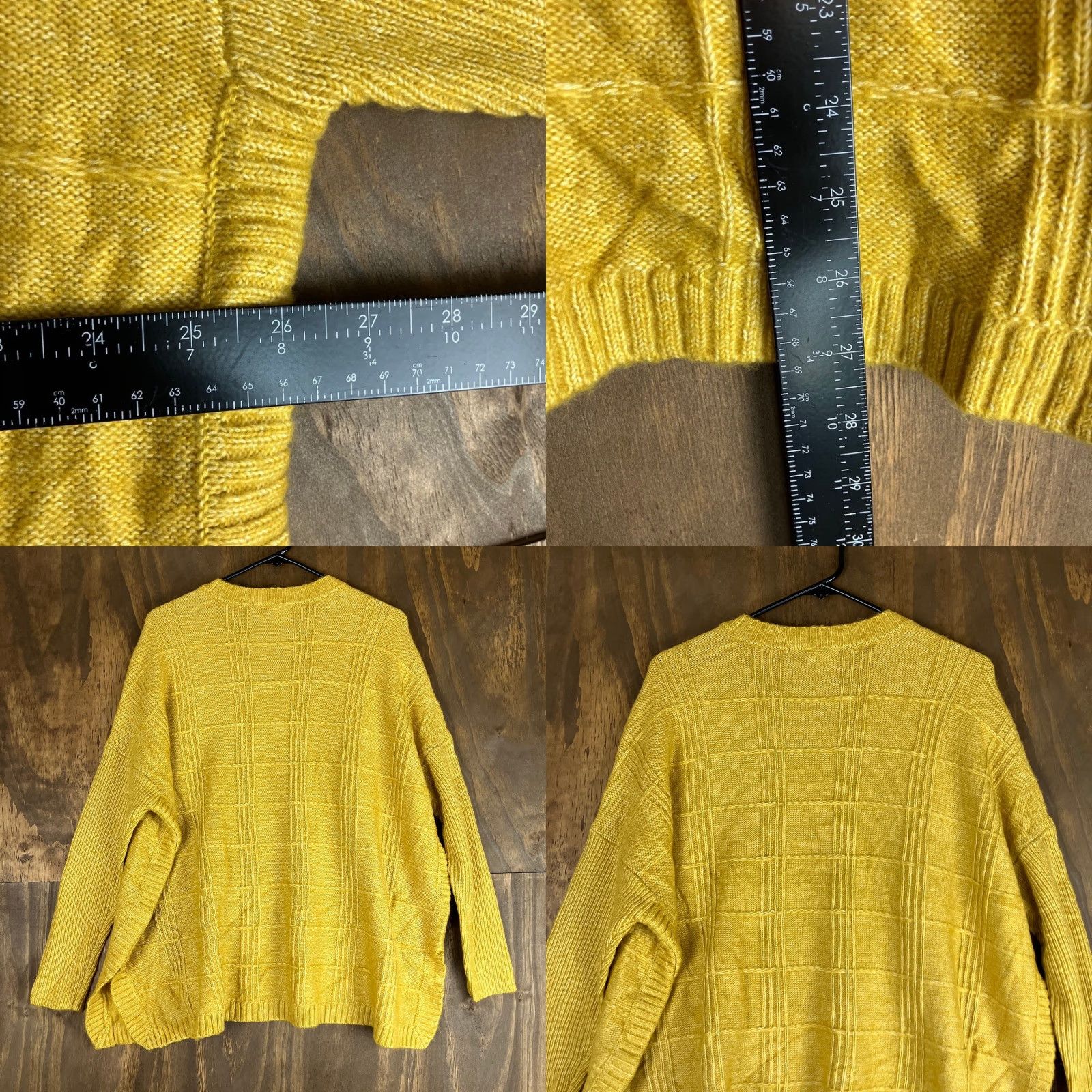 Vintage CAbi Womens Sweater Yellow Crew Neck Oversized Long Sleeve Pullover XS Size XS / US 0-2 / IT 36-38 - 8 Thumbnail