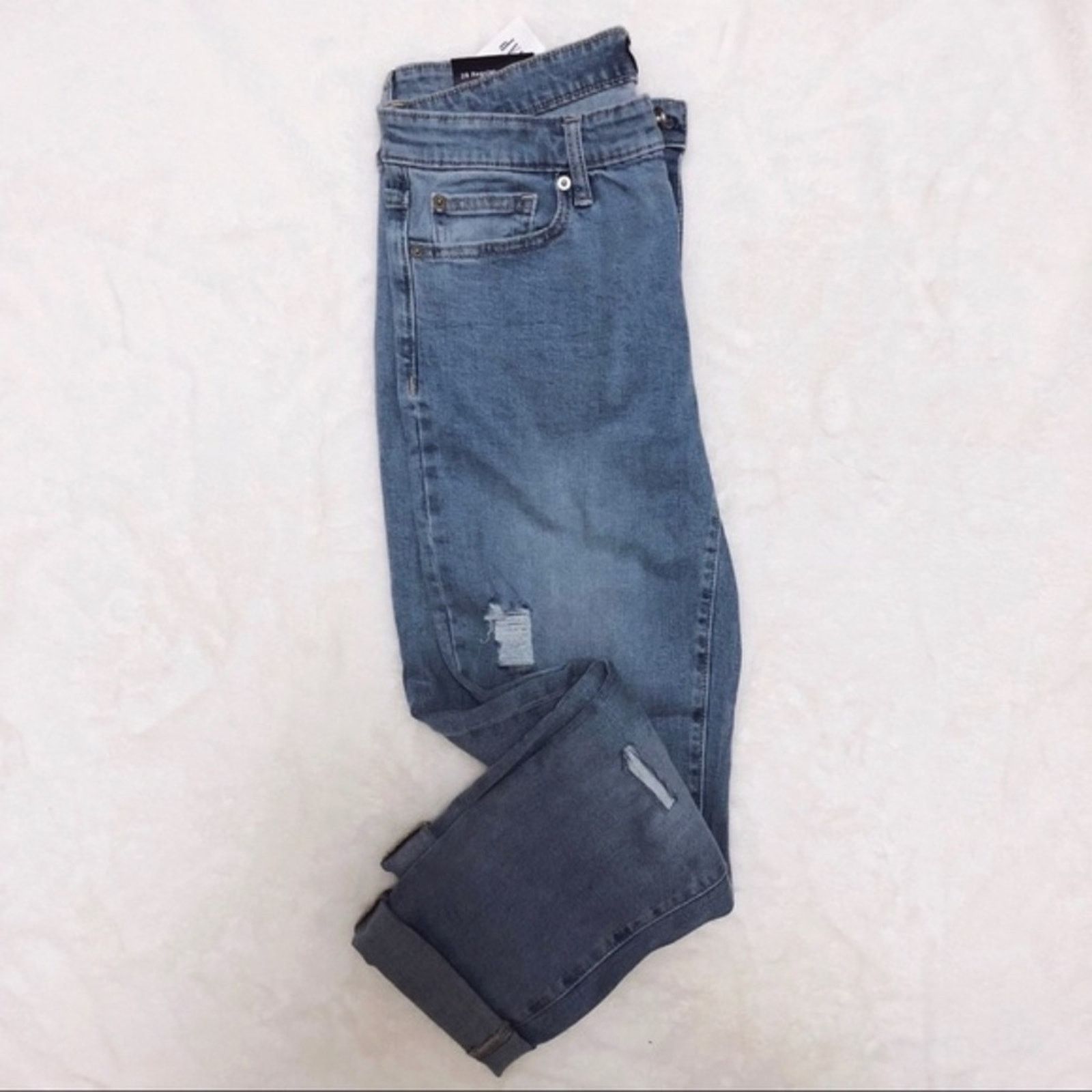 Gap GAP Low Rise Straight Crop Jeans Size 27" / US 4 / IT 40 - 4 Thumbnail
