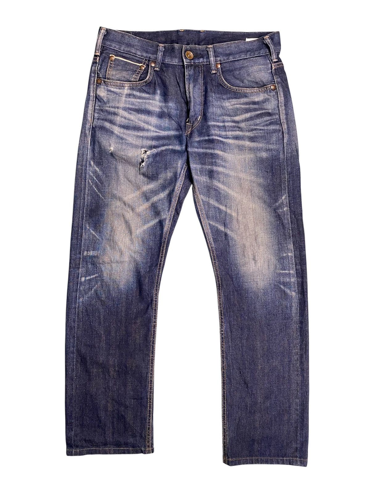 Edwin Edwin 505n Selvedge Faded Jeans 31X33 Size US 30 / EU 46 - 1 Thumbnail