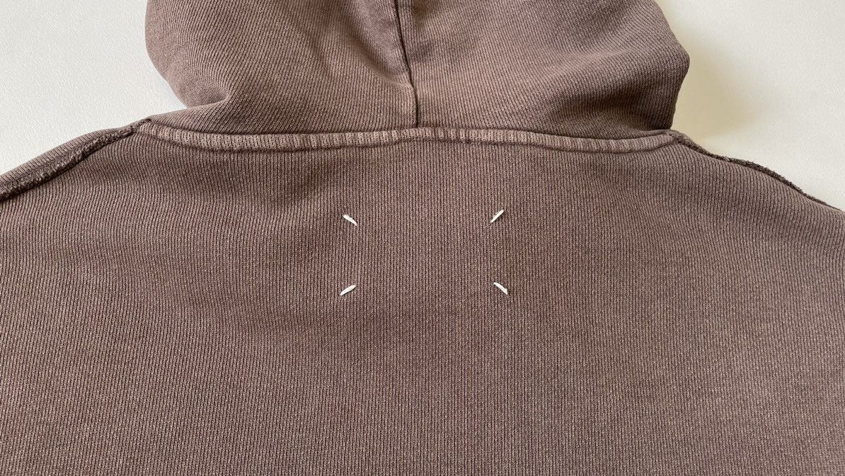 Maison Margiela S/S 19 Inside Out Seam Washed Cotton Hoodie Size US M / EU 48-50 / 2 - 17 Thumbnail