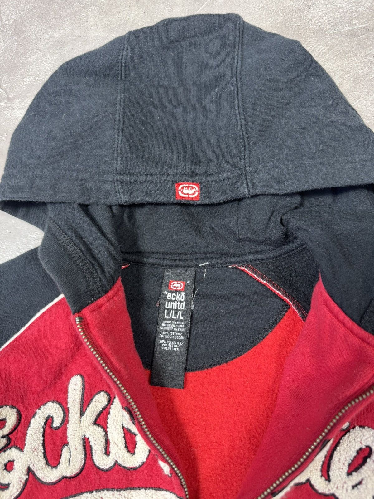Ecko Unltd. Vintage Ecko UNTDL Zip Hoodie Size L / US 10 / IT 46 - 6 Thumbnail