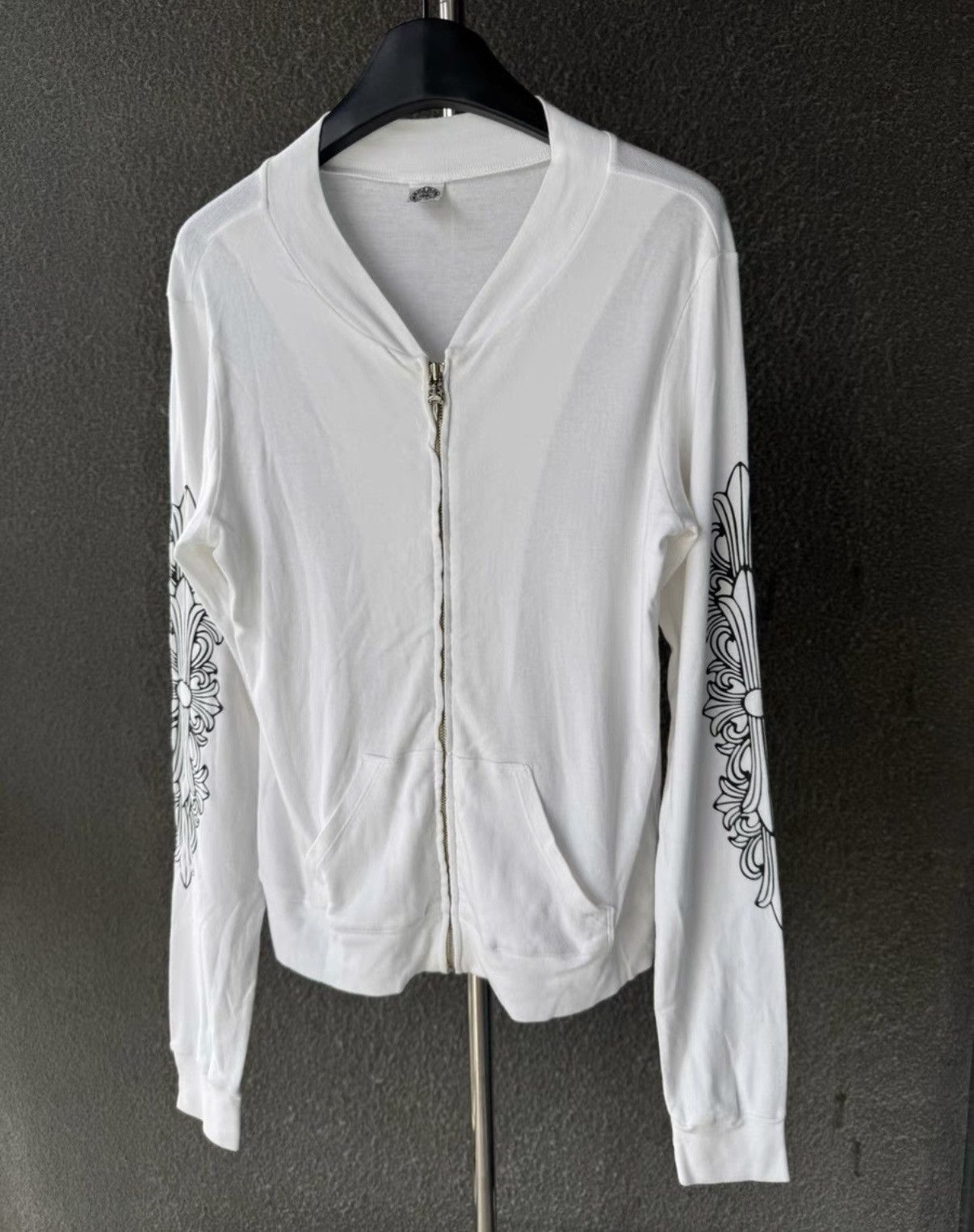 Chrome Hearts Chrome Hearts Vine Floral Arm Zip Cardigan Size US XL / EU 56 / 4 - 1 Thumbnail