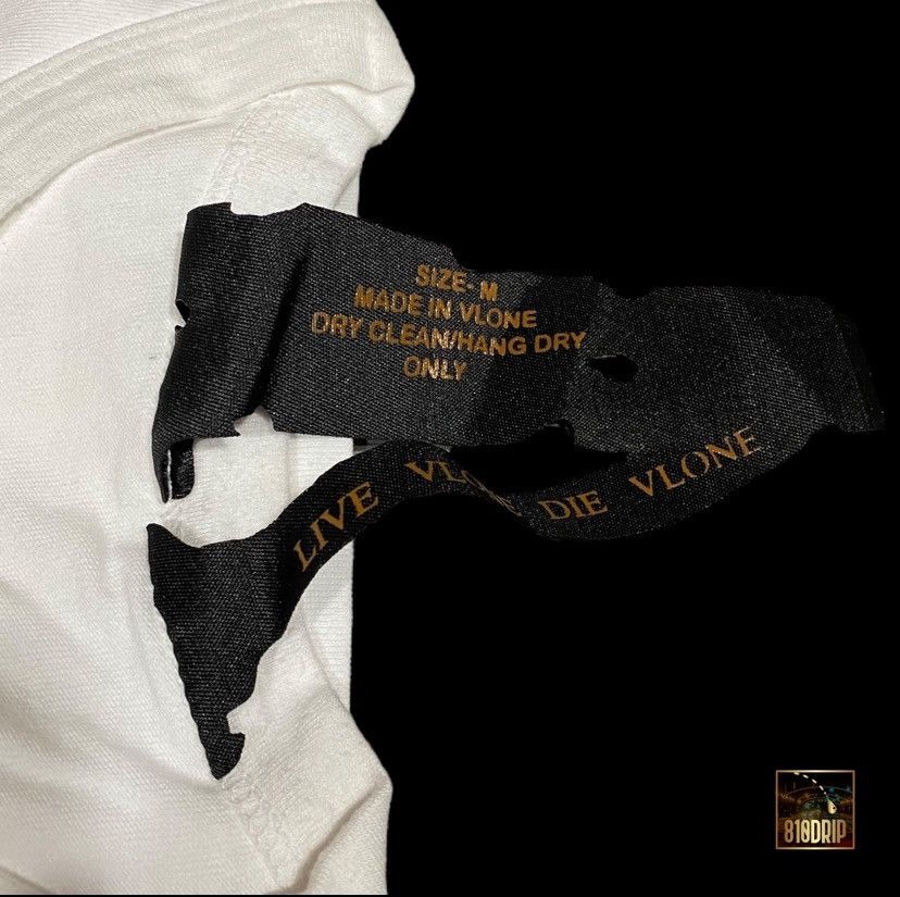 Vlone Vlone Green Staple Tee White (M) Size US M / EU 48-50 / 2 - 4 Thumbnail