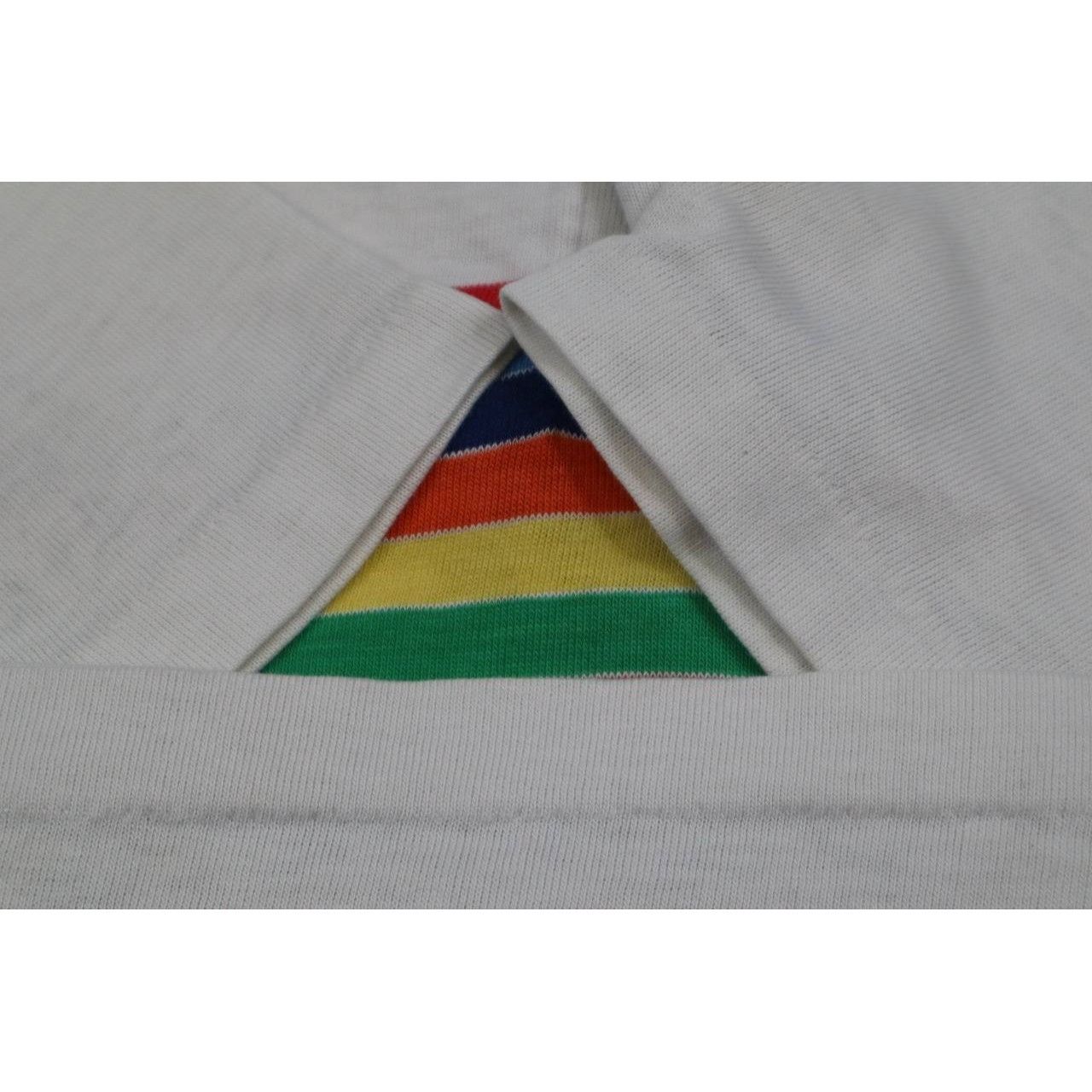 Vintage Vintage 70s Rainbow Velva Sheen O'Brien Skis Polo Shirt XL Size US XL / EU 56 / 4 - 4 Thumbnail