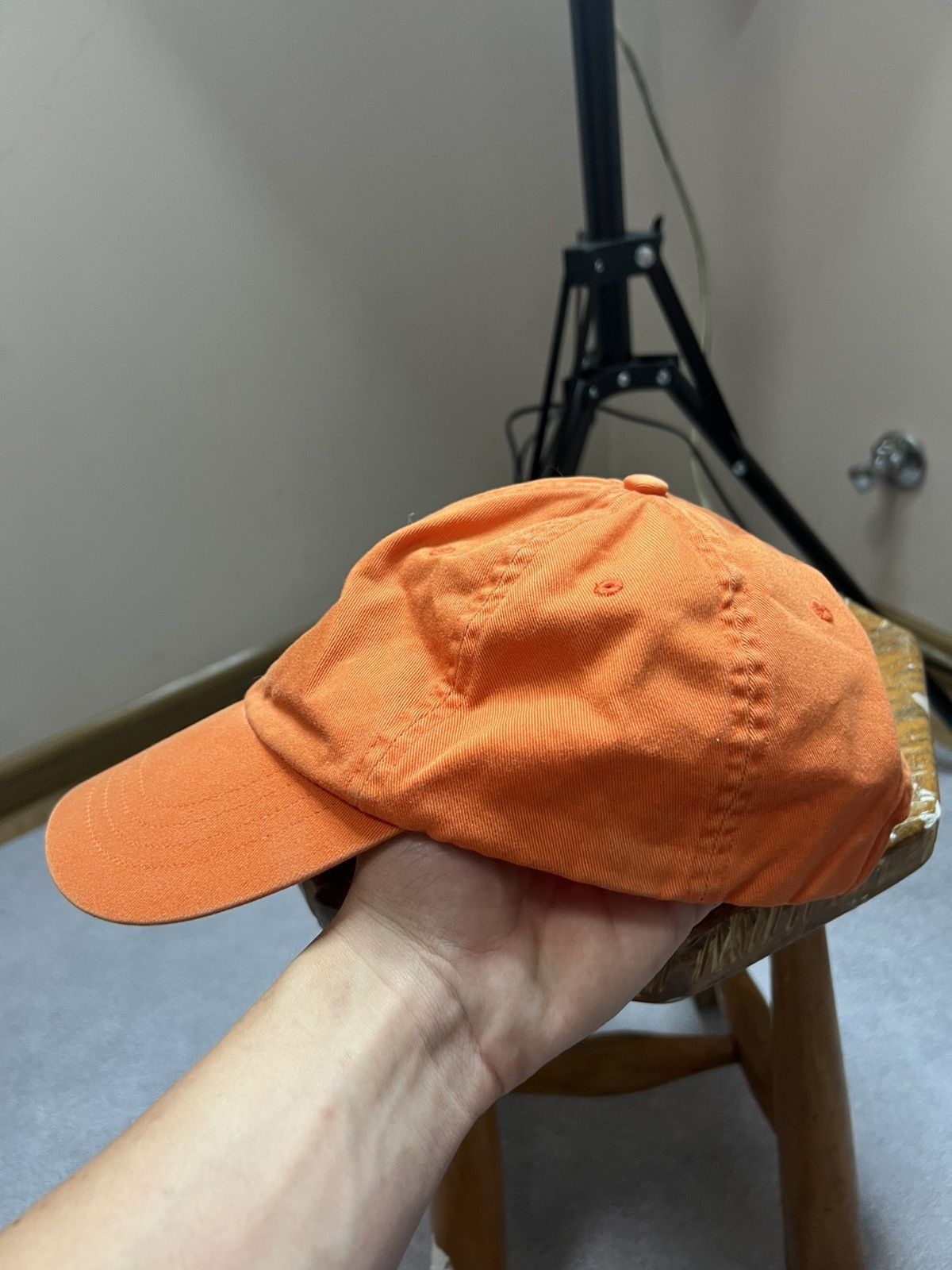 Polo Ralph Lauren Vintage Polo Ralph Lauren Orange Adjustable Cap Size ONE SIZE - 4 Thumbnail