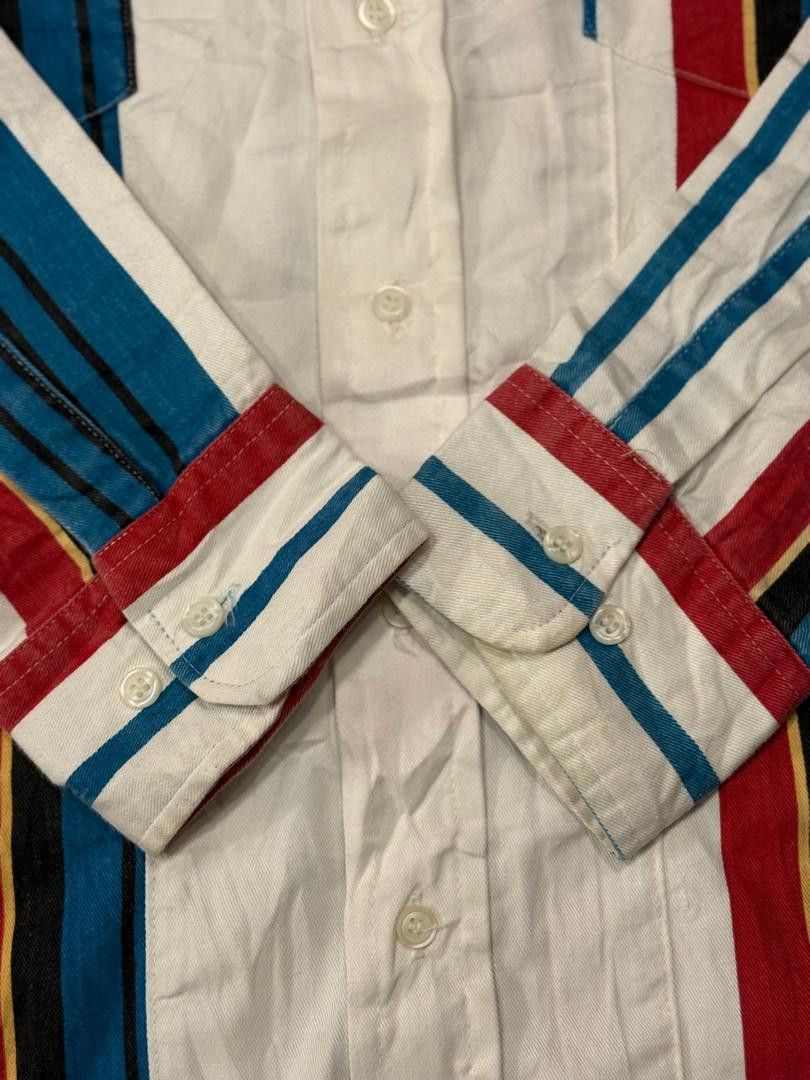 Wrangler Vintage Wrangler Western Shirt Stripe Size US XL / EU 56 / 4 - 6 Thumbnail